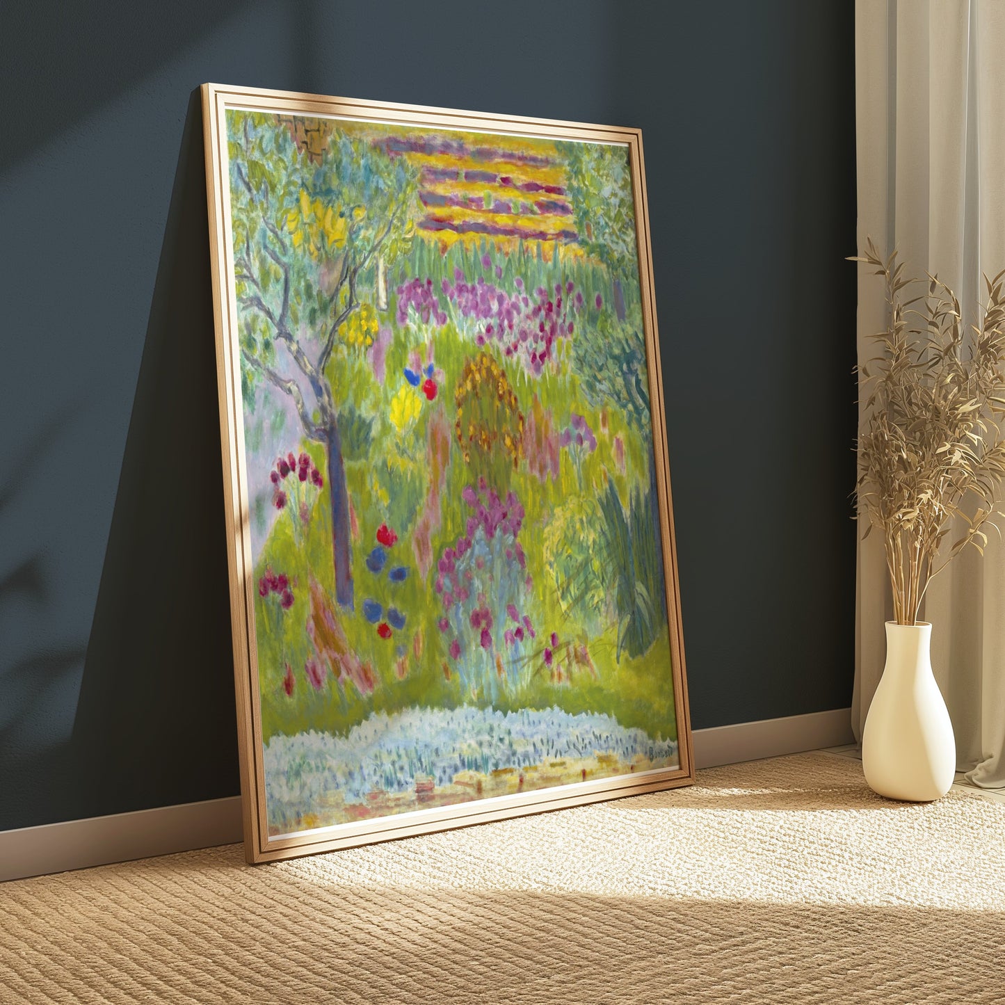 Premium Poster of Captivating Impressionist Garden Scene Art Print Posters