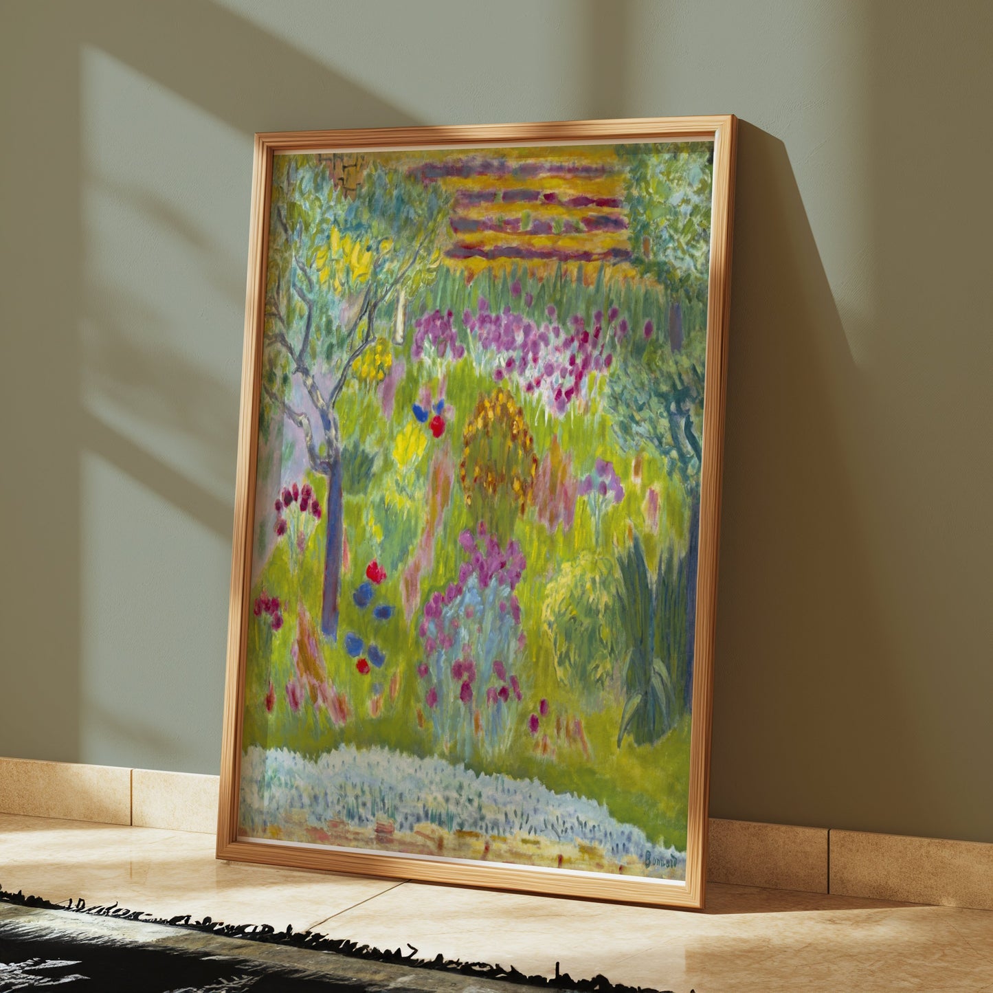 Premium Poster of Captivating Impressionist Garden Scene Art Print Posters