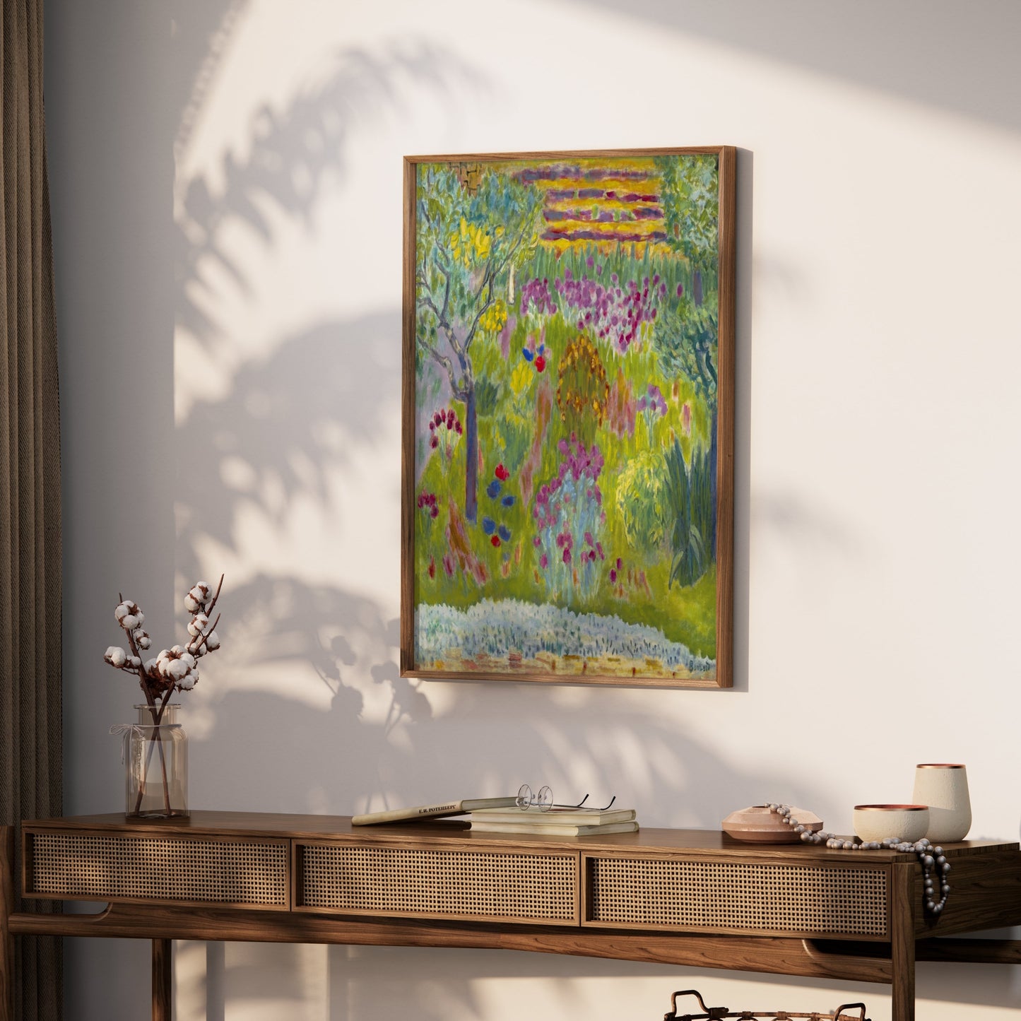 Premium Poster of Captivating Impressionist Garden Scene Art Print Posters