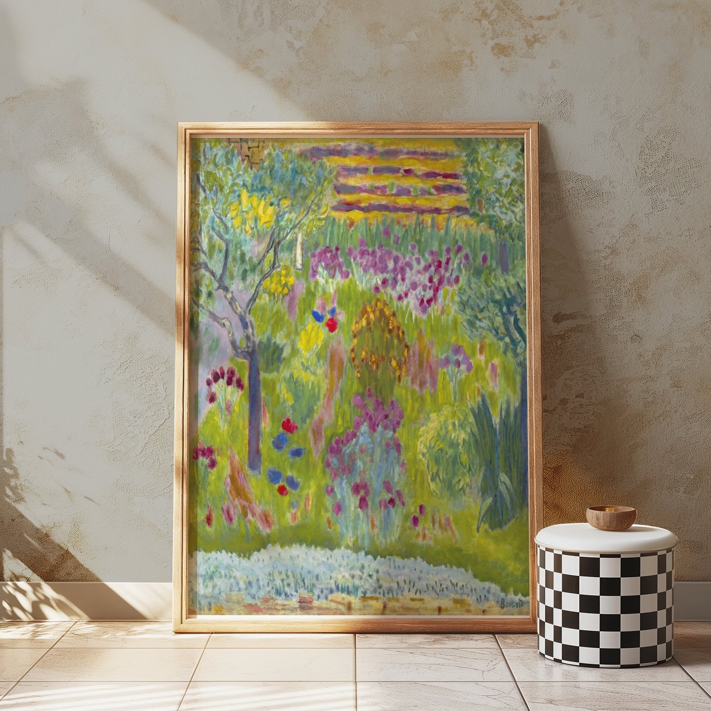 Premium Poster of Captivating Impressionist Garden Scene Art Print Posters