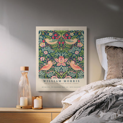 Premium Poster of Centenary Exhibition William Morris Canvas Wraps