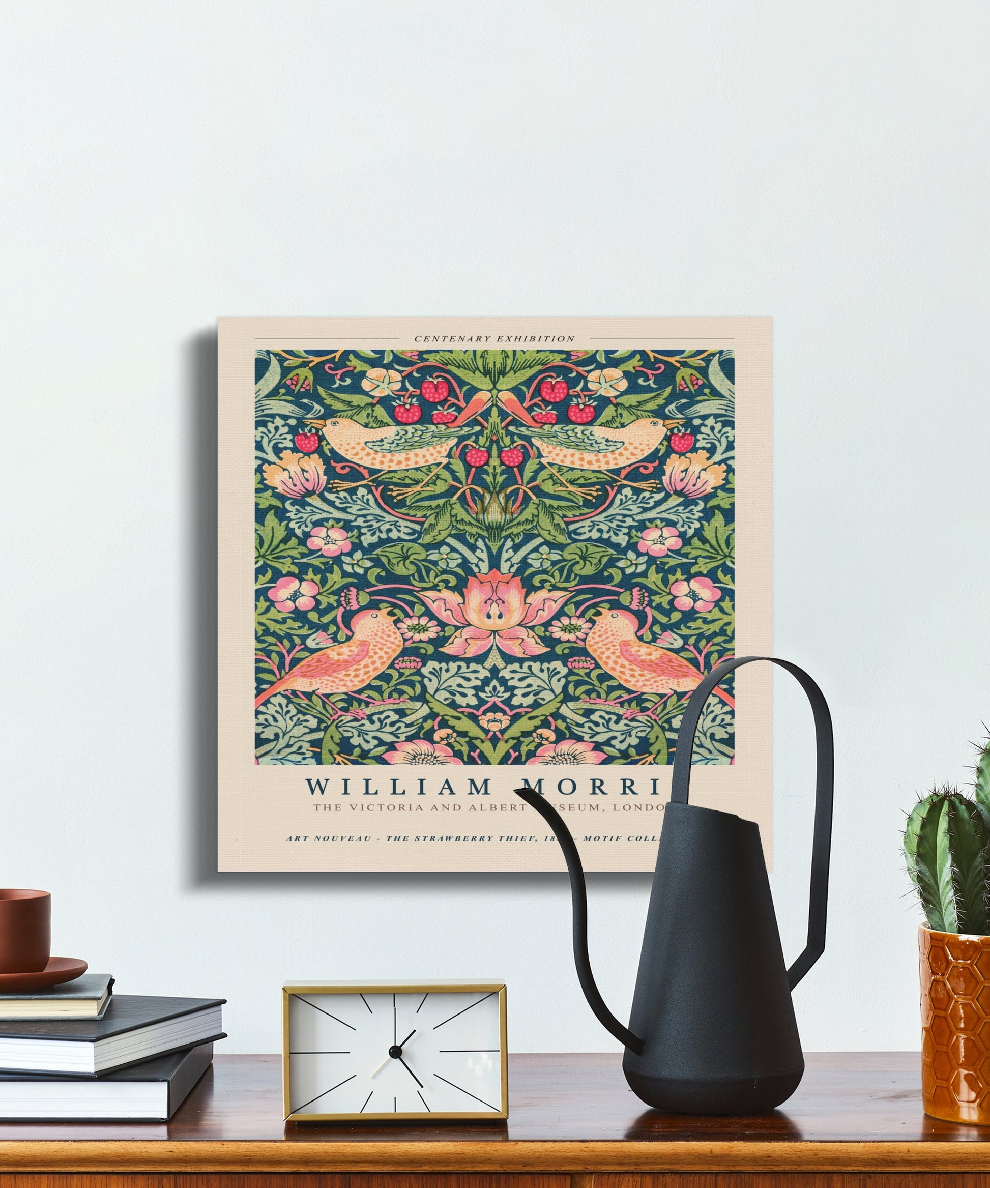Premium Poster of Centenary Exhibition William Morris Canvas Wraps