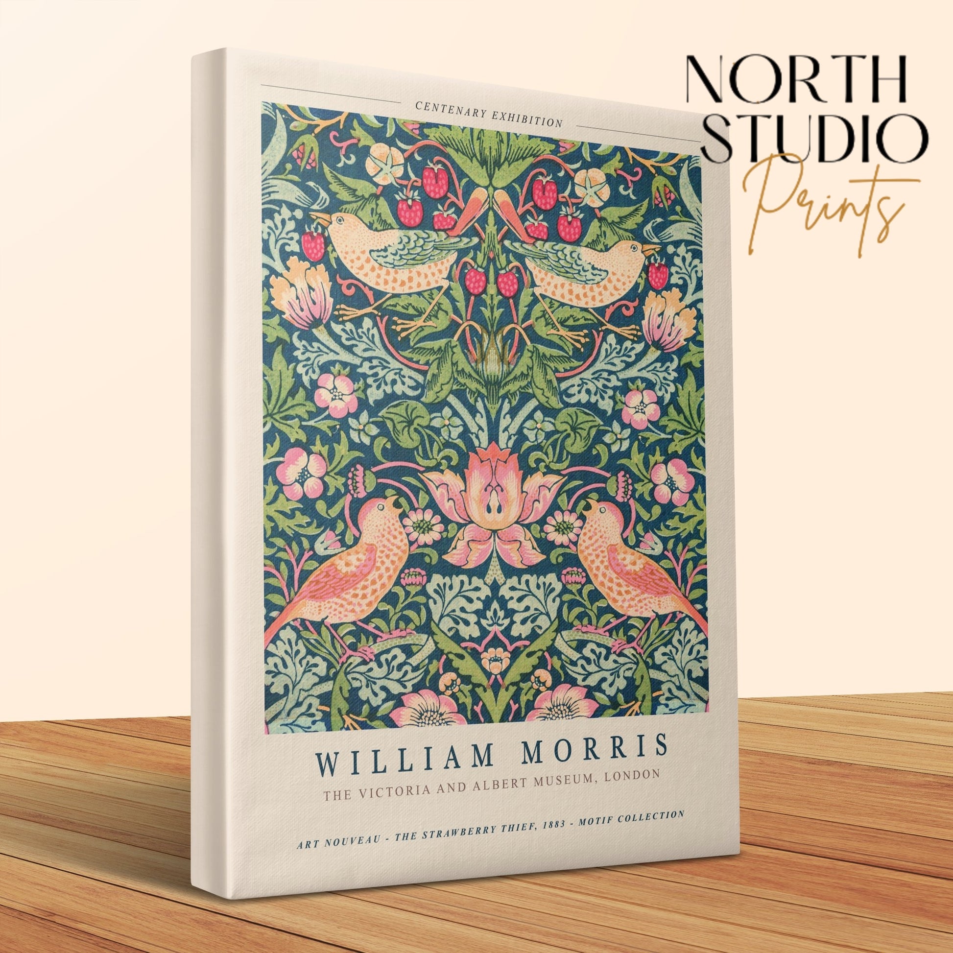 Premium Poster of Centenary Exhibition William Morris Canvas Wraps