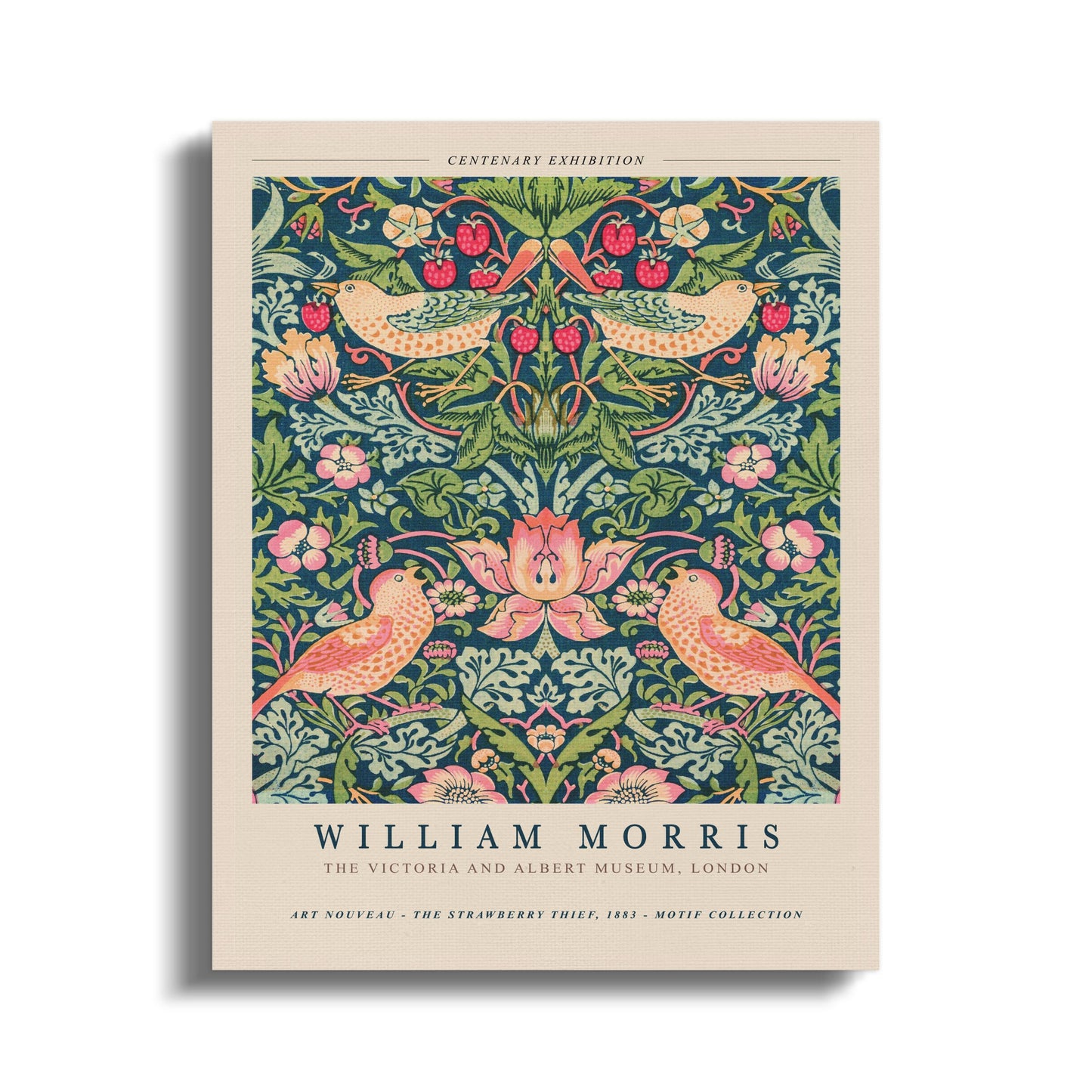 Premium Poster of Centenary Exhibition William Morris Canvas Wraps