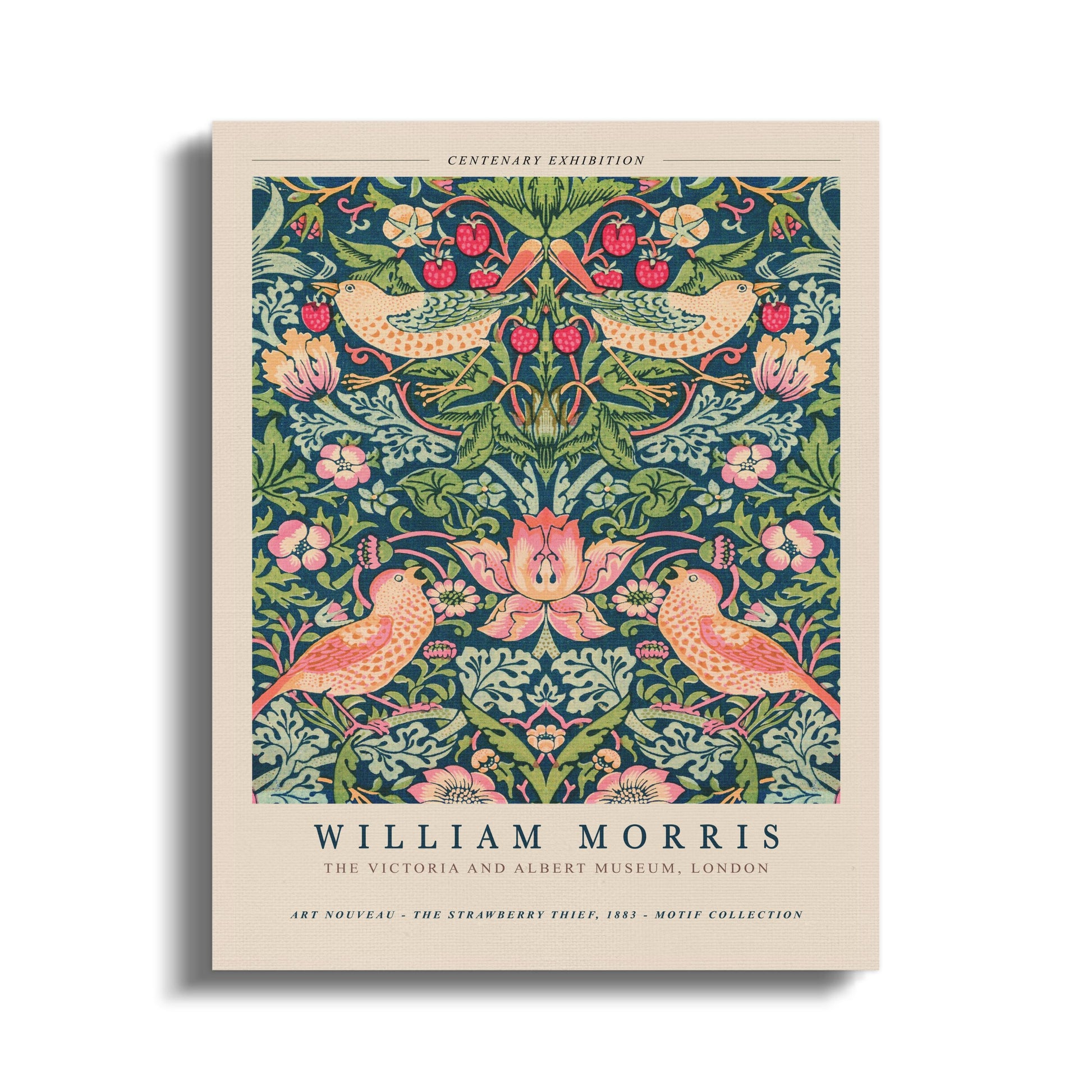Premium Poster of Centenary Exhibition William Morris Canvas Wraps