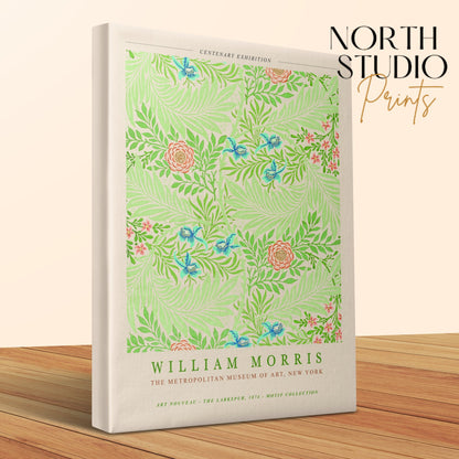 Premium Poster of Centenary Exhibition William Morris Wall Art Canvas Wraps