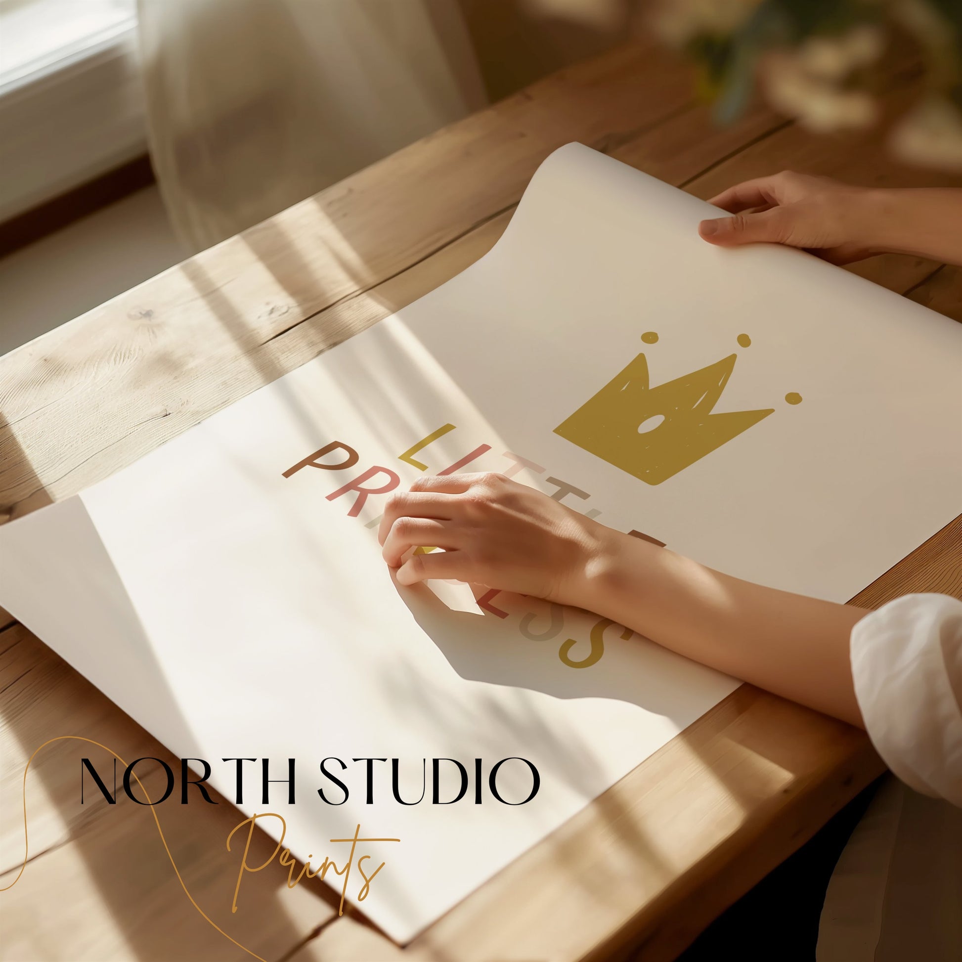 Premium Poster of Charming Little Princess Crown Wall Art Posters