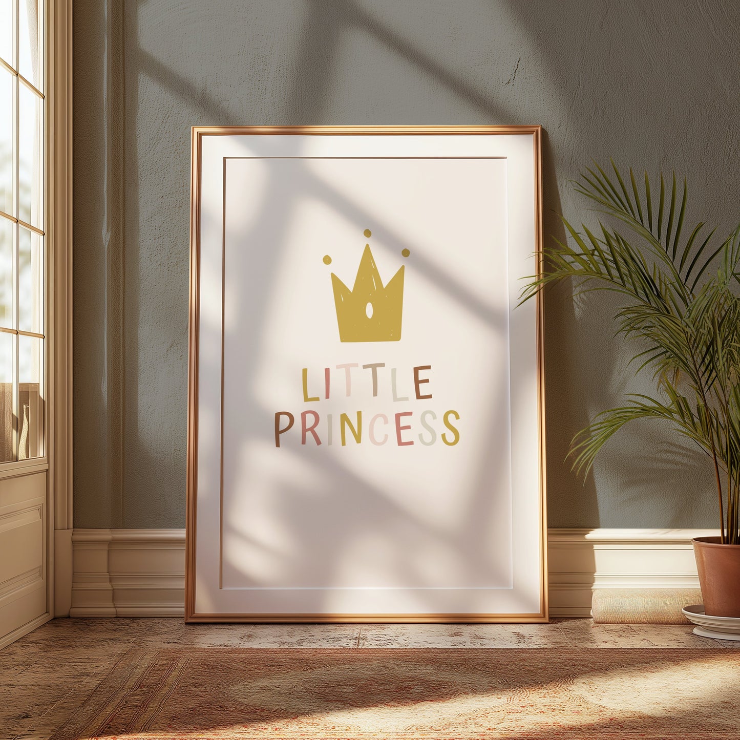 Premium Poster of Charming Little Princess Crown Wall Art Posters