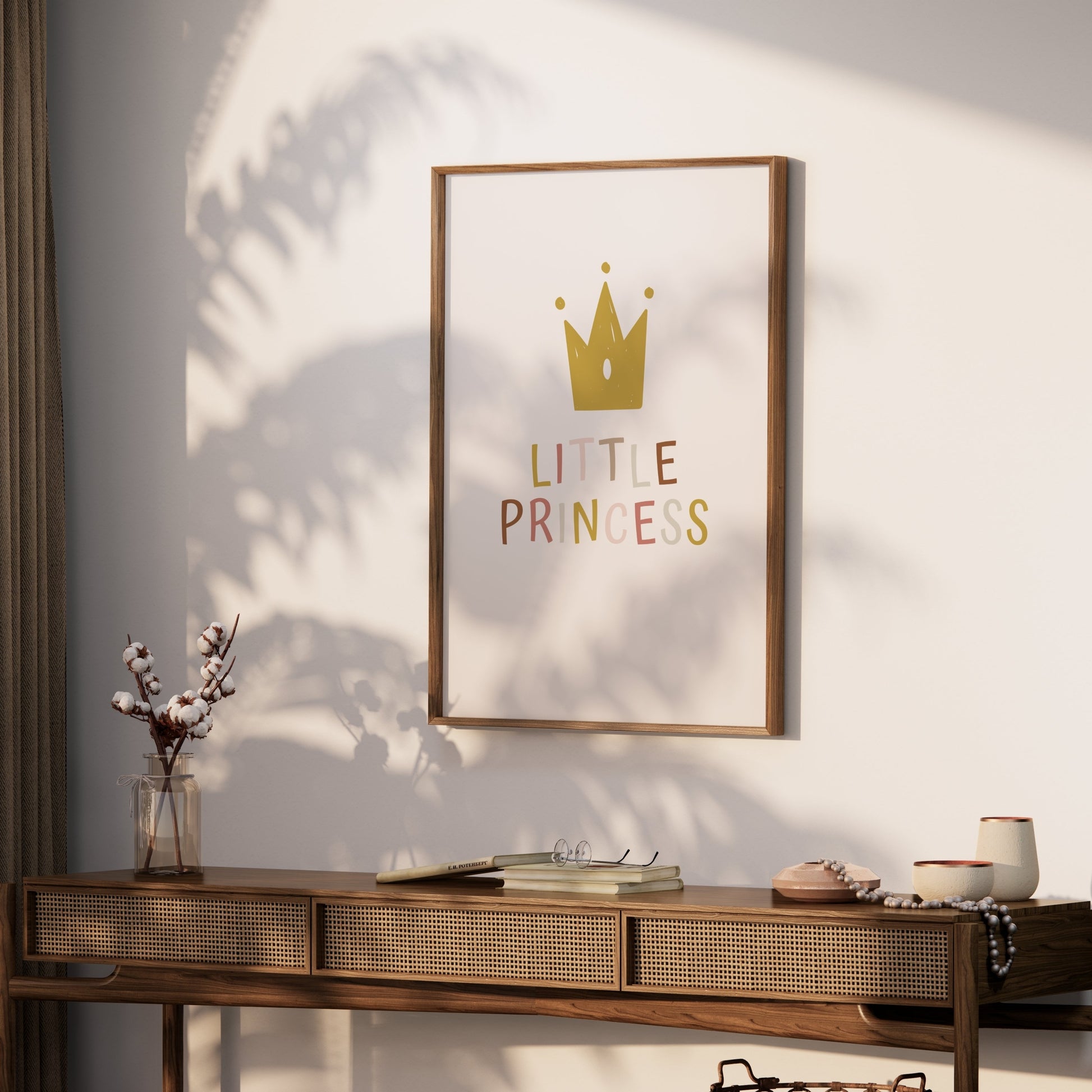 Premium Poster of Charming Little Princess Crown Wall Art Posters