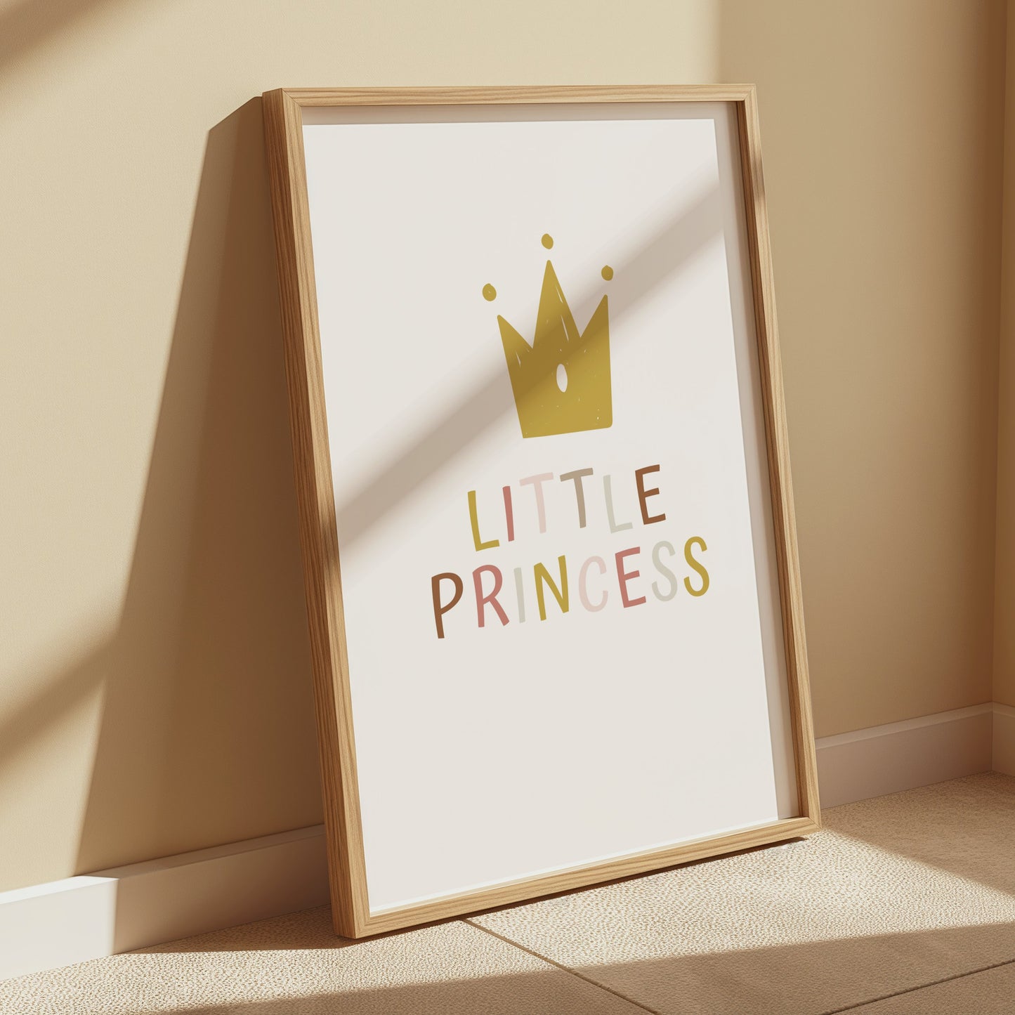 Premium Poster of Charming Little Princess Crown Wall Art Posters