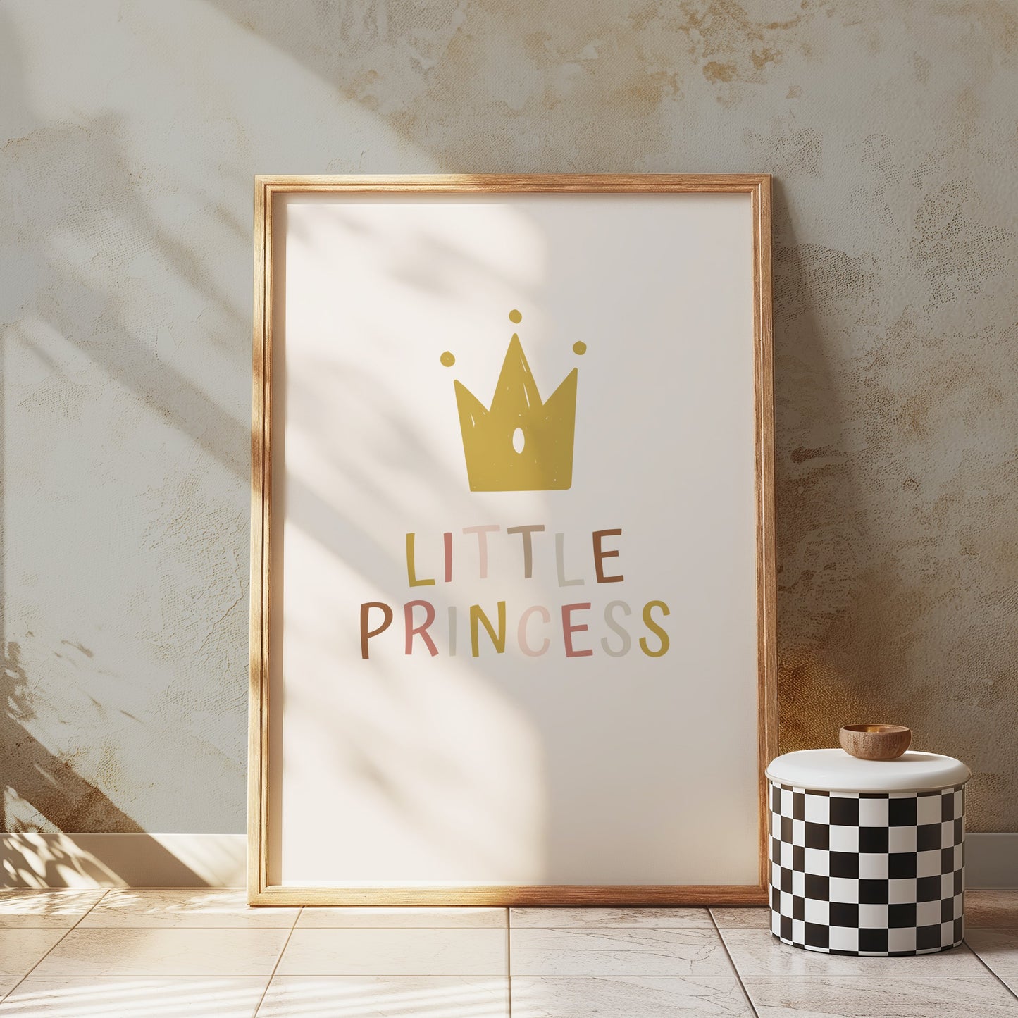 Premium Poster of Charming Little Princess Crown Wall Art Posters