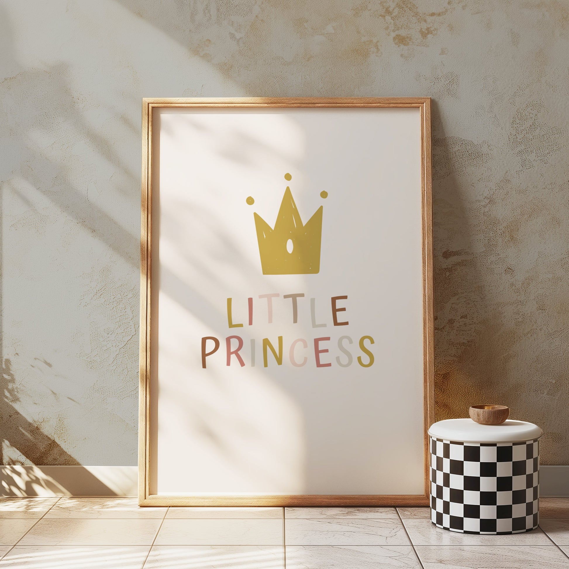 Premium Poster of Charming Little Princess Crown Wall Art Posters