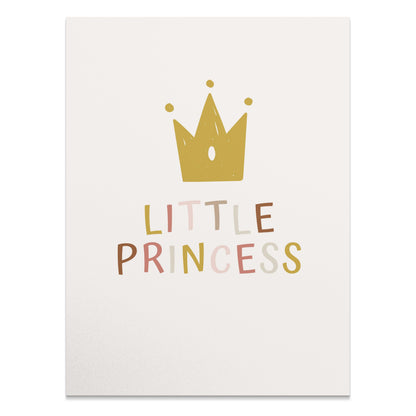 Premium Poster of Charming Little Princess Crown Wall Art Posters