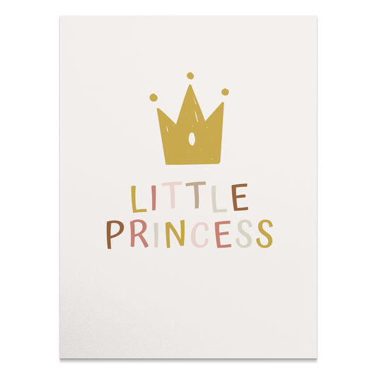 Premium Poster of Charming Little Princess Crown Wall Art Posters