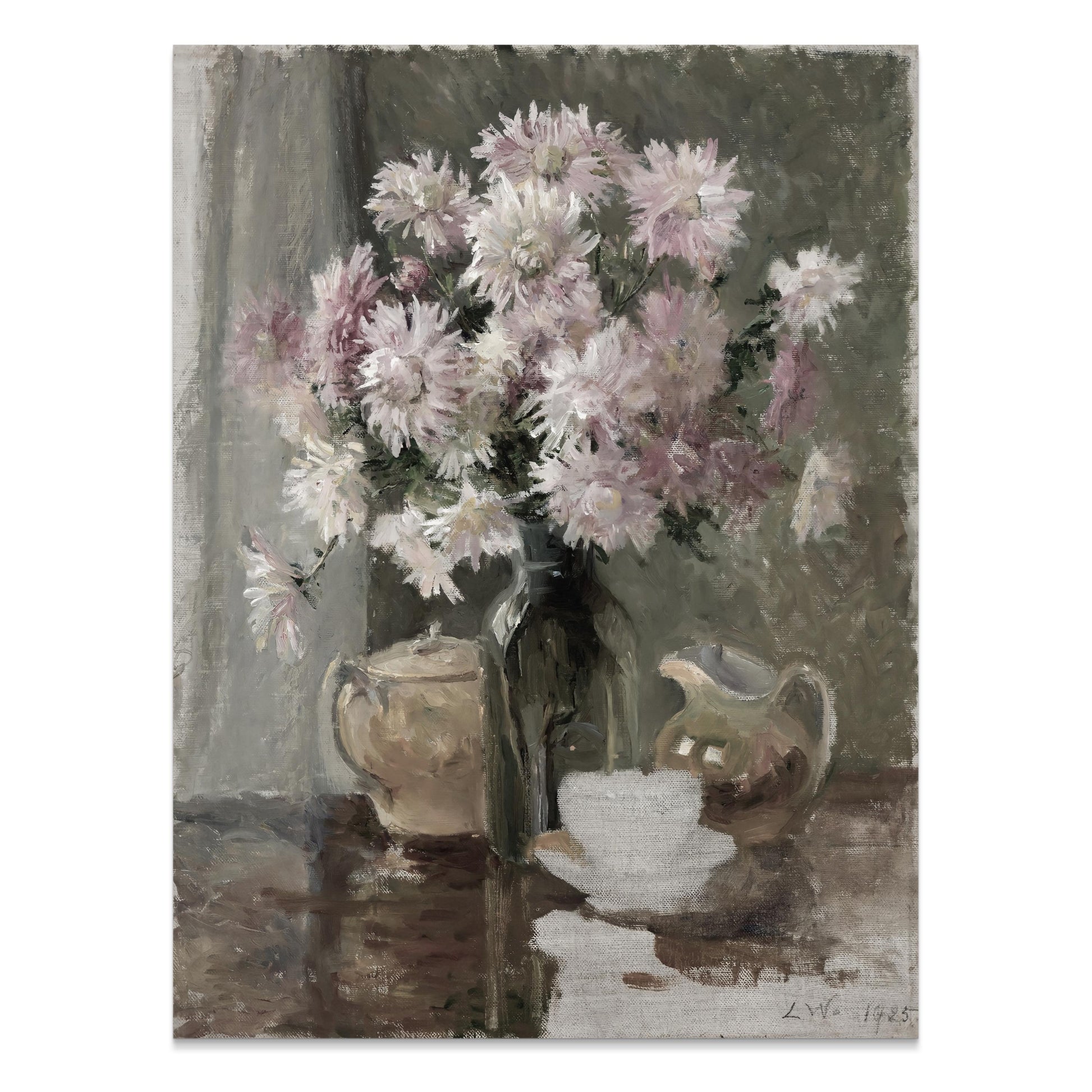 Premium Poster of Charming Vintage Floral Still Life Bouquet Posters