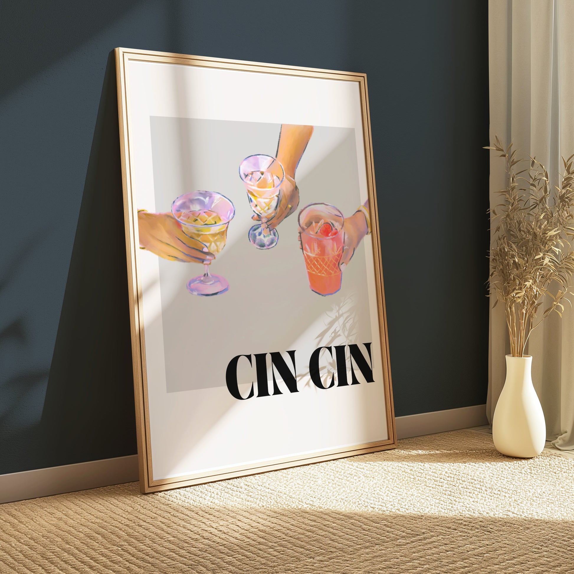 Premium Poster of Cheers With Friends Art Print CIN CIN Posters