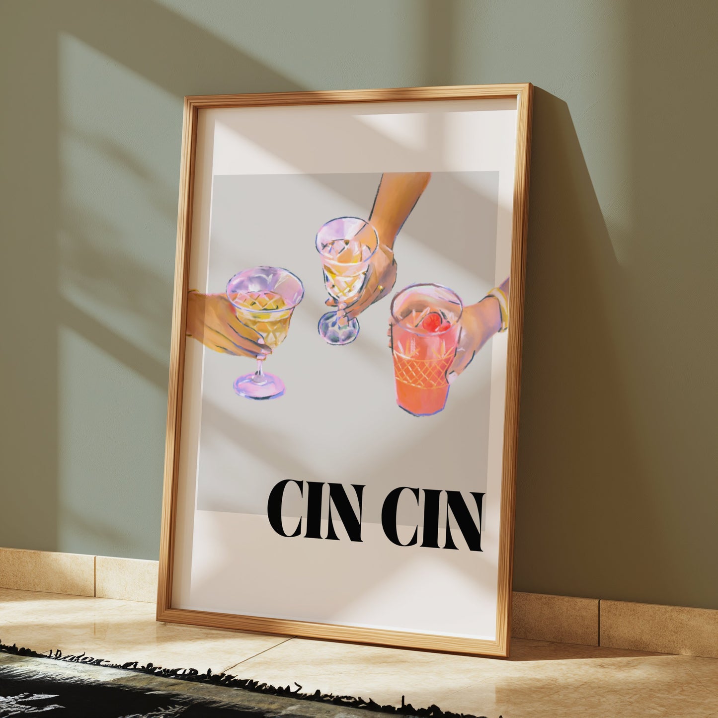 Premium Poster of Cheers With Friends Art Print CIN CIN Posters