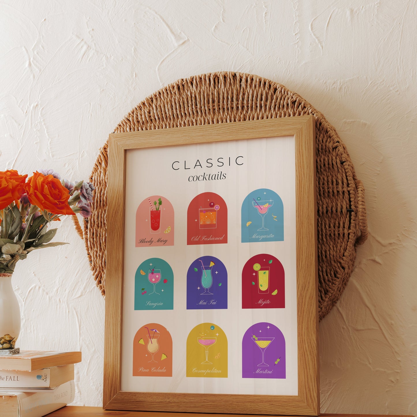 Premium Poster of Classic Cocktails Collection Decorative Posters