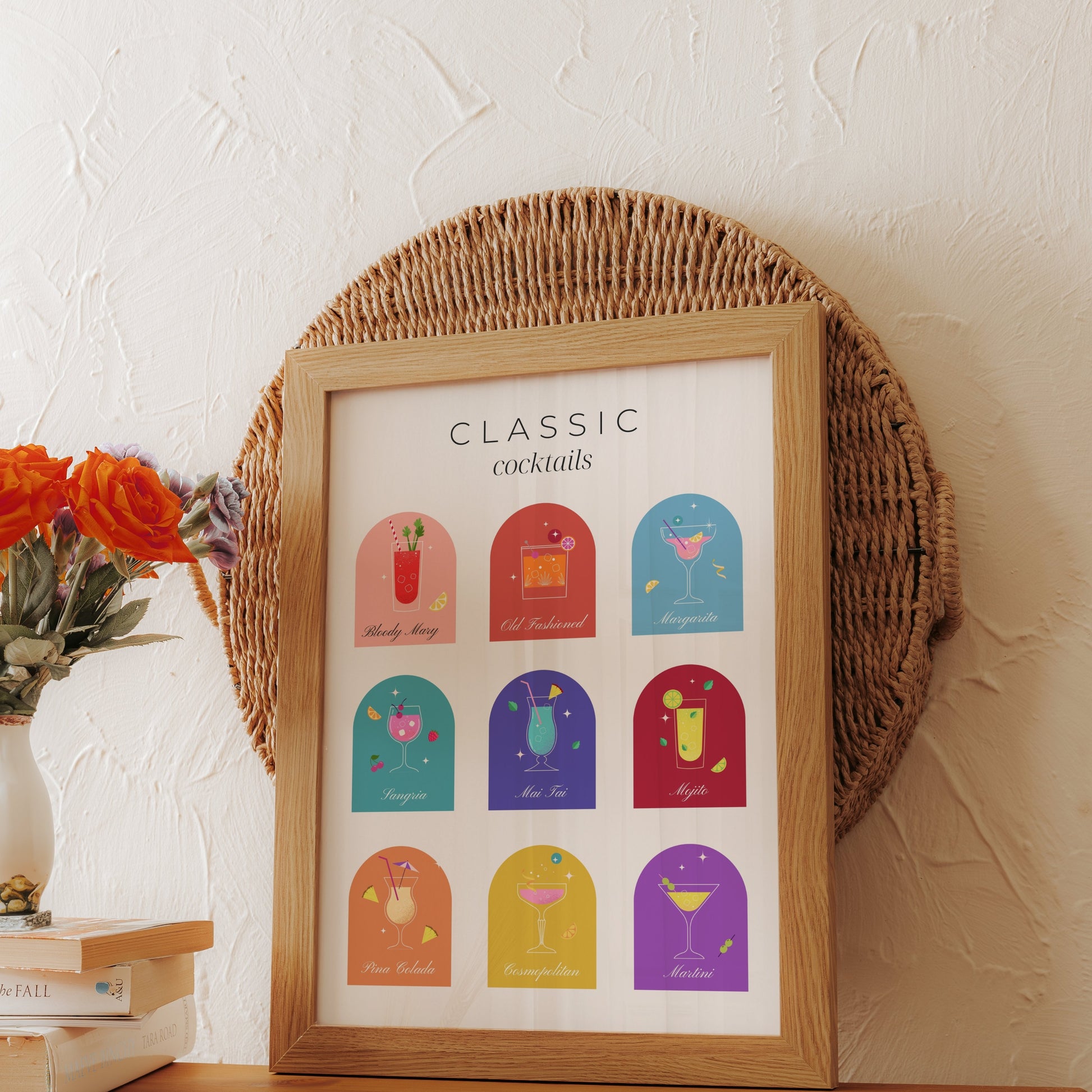 Premium Poster of Classic Cocktails Collection Decorative Posters