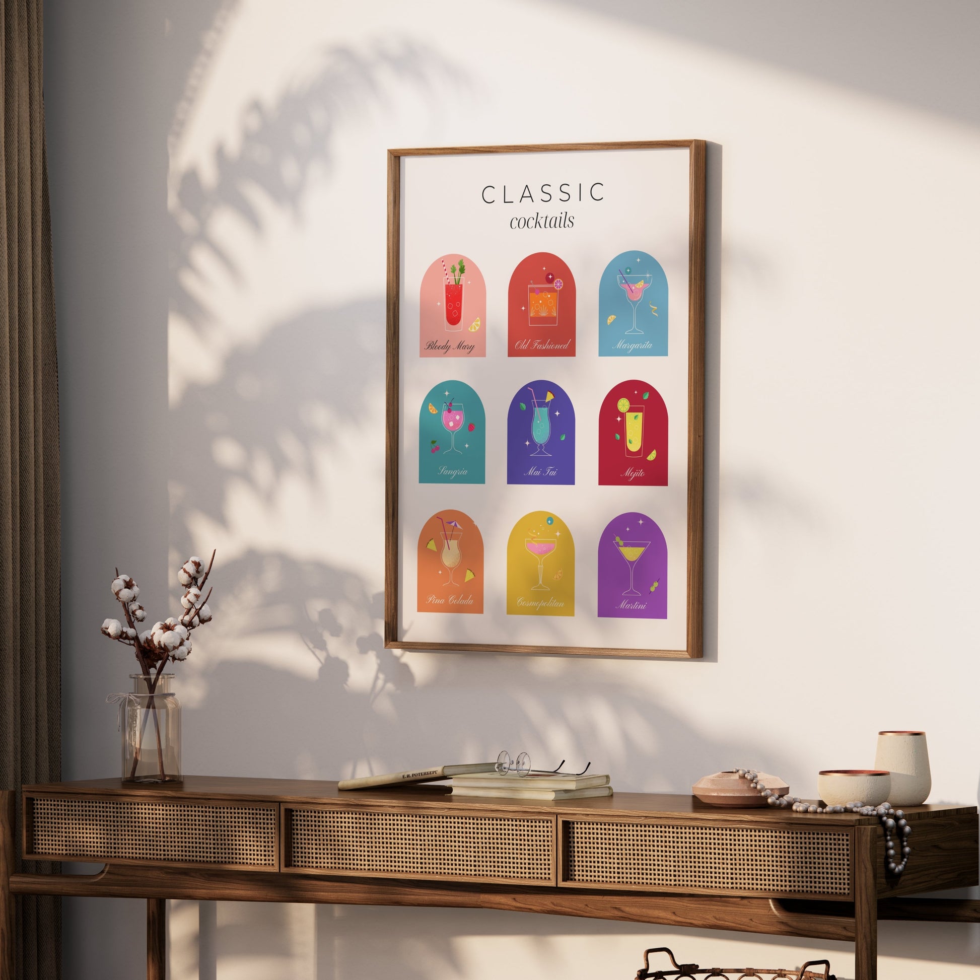 Premium Poster of Classic Cocktails Collection Decorative Posters