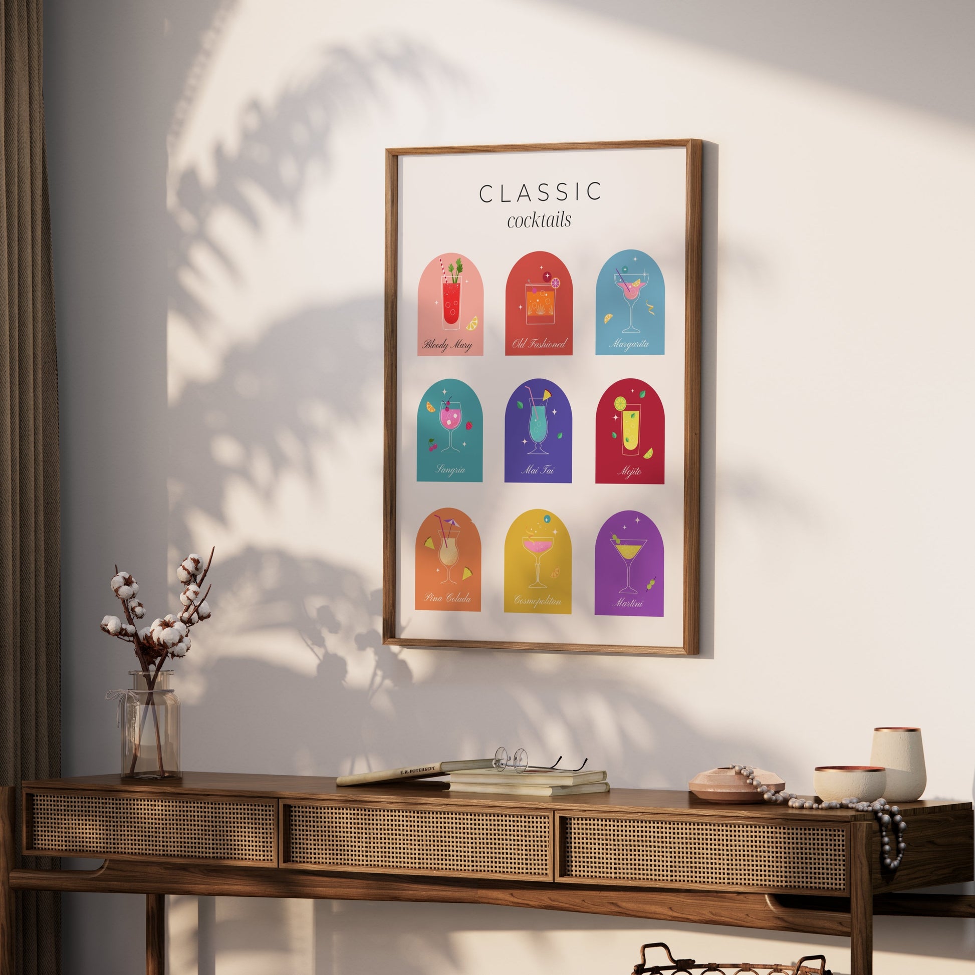 Premium Poster of Classic Cocktails Collection Wall Art Posters