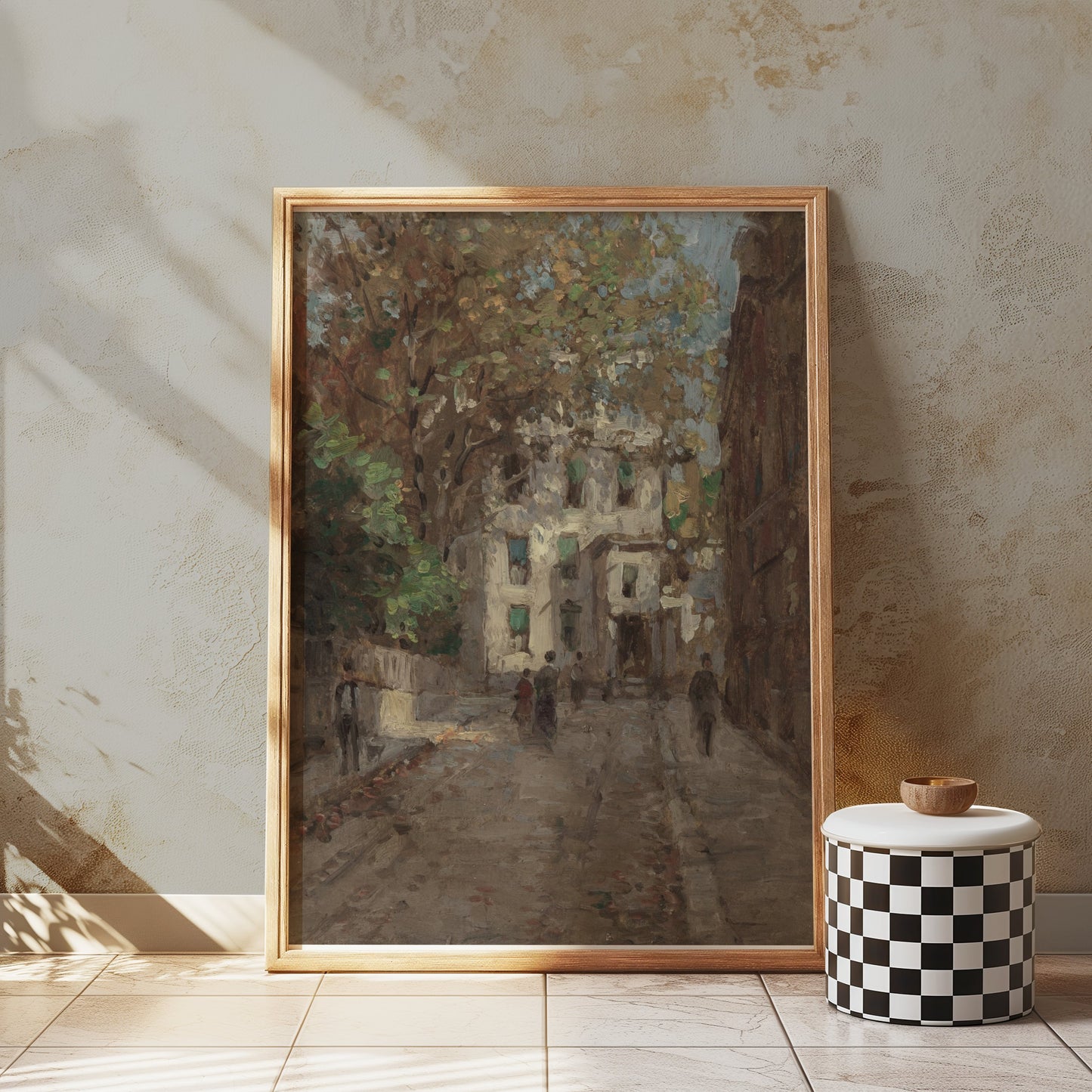 Premium Poster of Classic European Alleyway Art Scene Posters