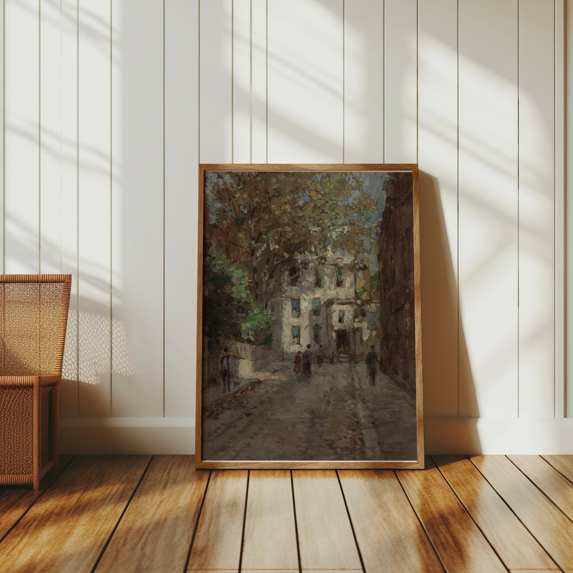 Premium Poster of Classic European Alleyway Art Scene Posters