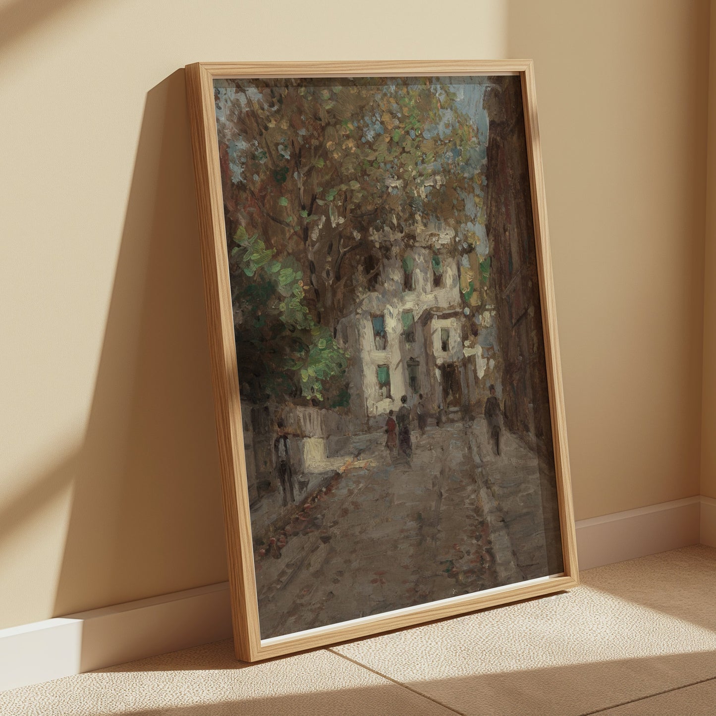 Premium Poster of Classic European Alleyway Art Scene Posters
