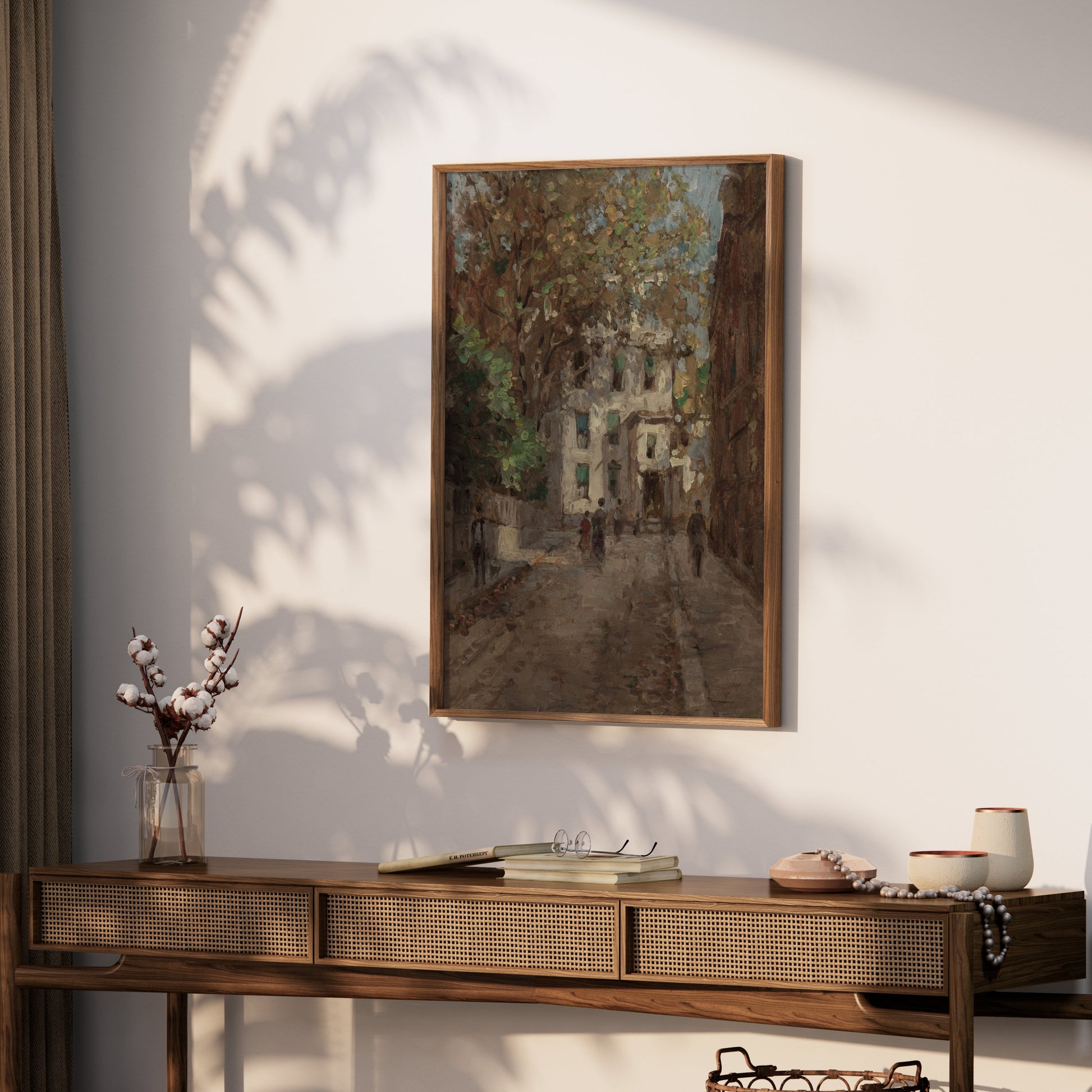 Premium Poster of Classic European Alleyway Art Scene Posters