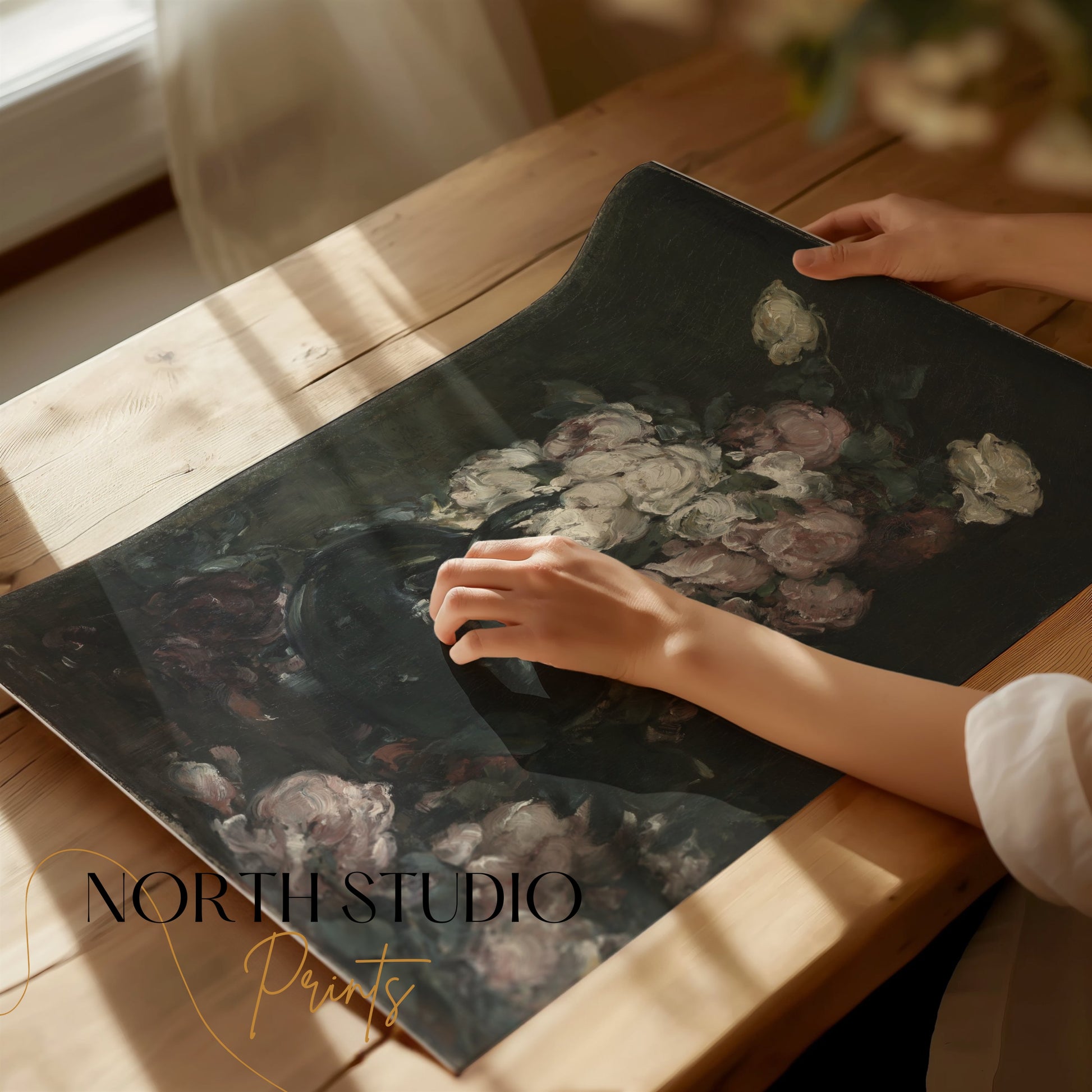 Premium Poster of Classic Floral Still Life Painting Art Print Posters