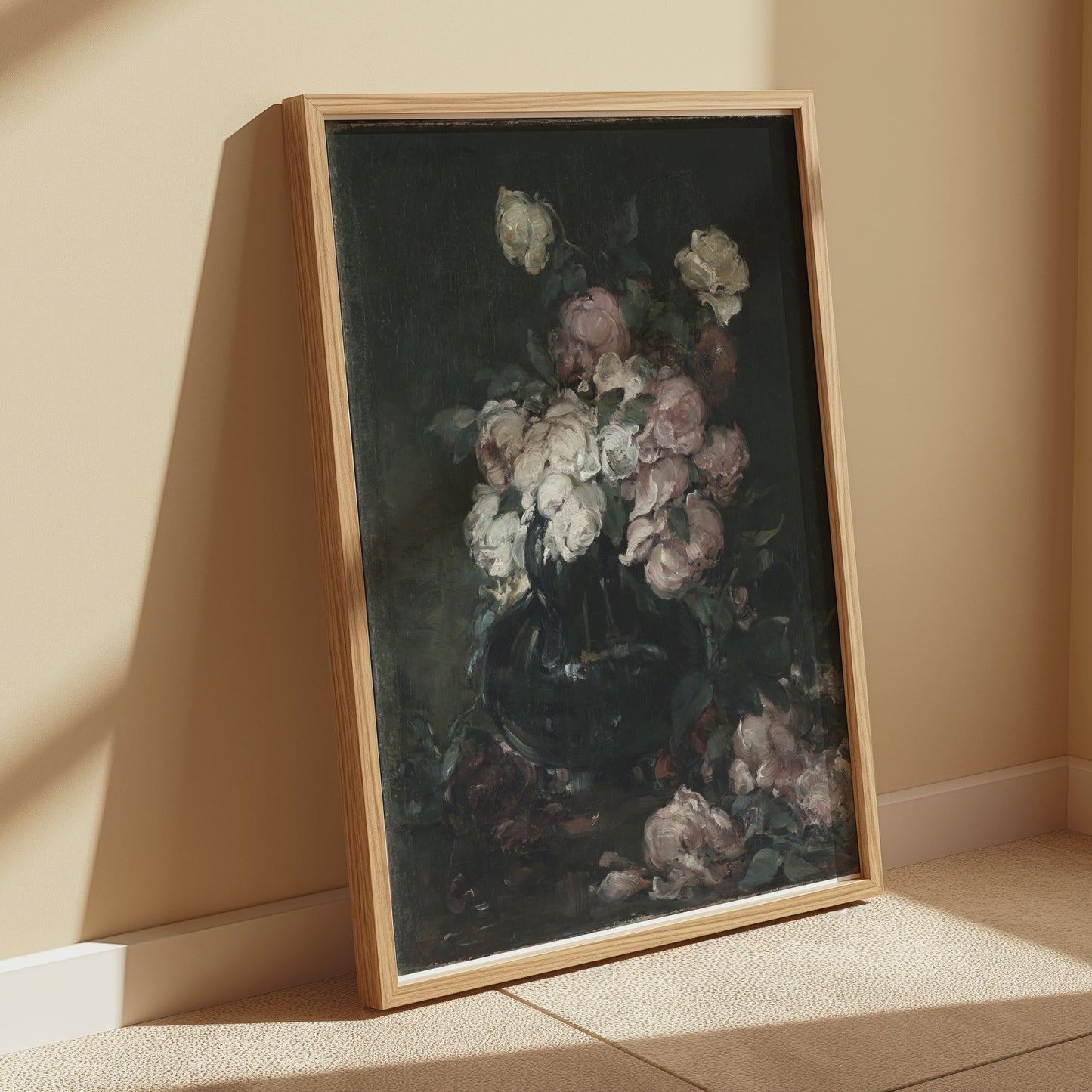 Premium Poster of Classic Floral Still Life Painting Art Print Posters