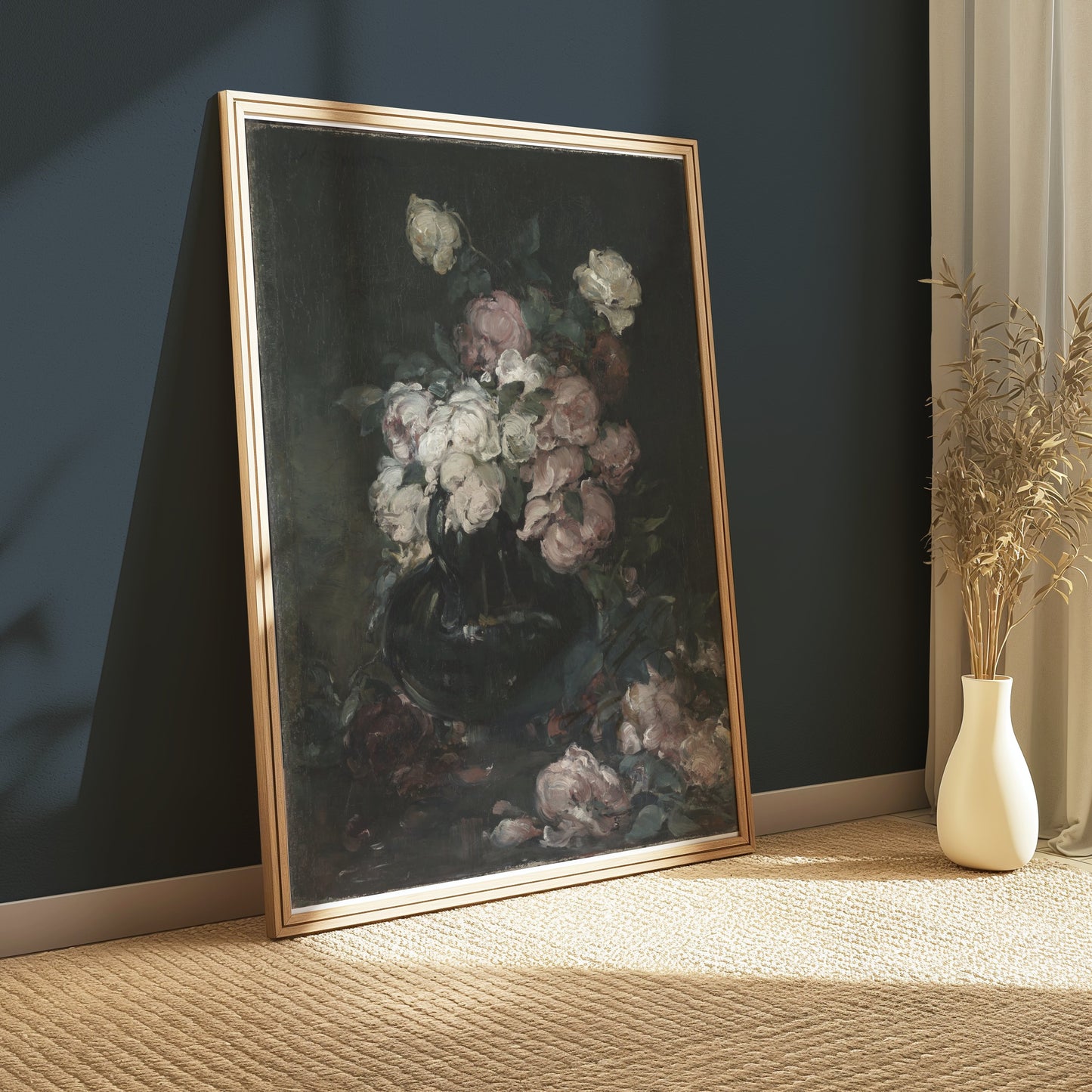 Premium Poster of Classic Floral Still Life Painting Art Print Posters