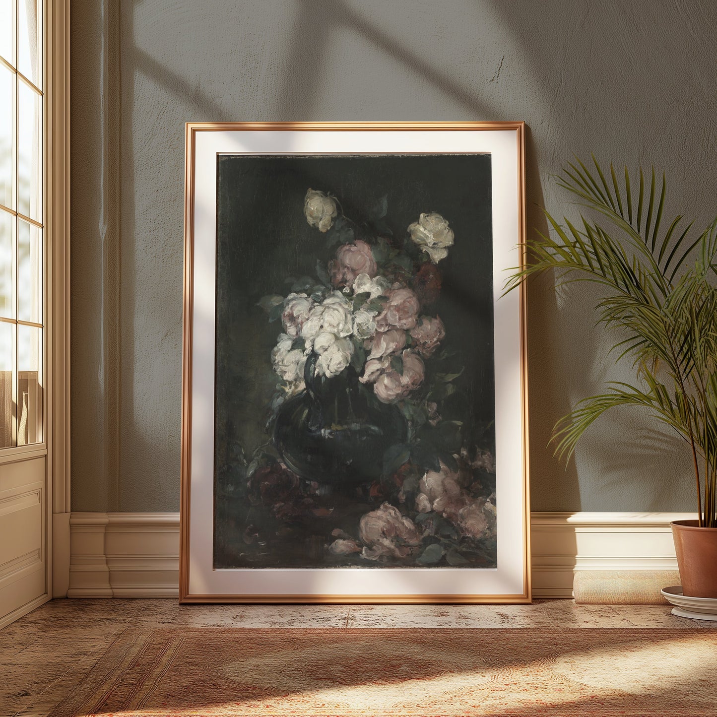 Premium Poster of Classic Floral Still Life Painting Art Print Posters