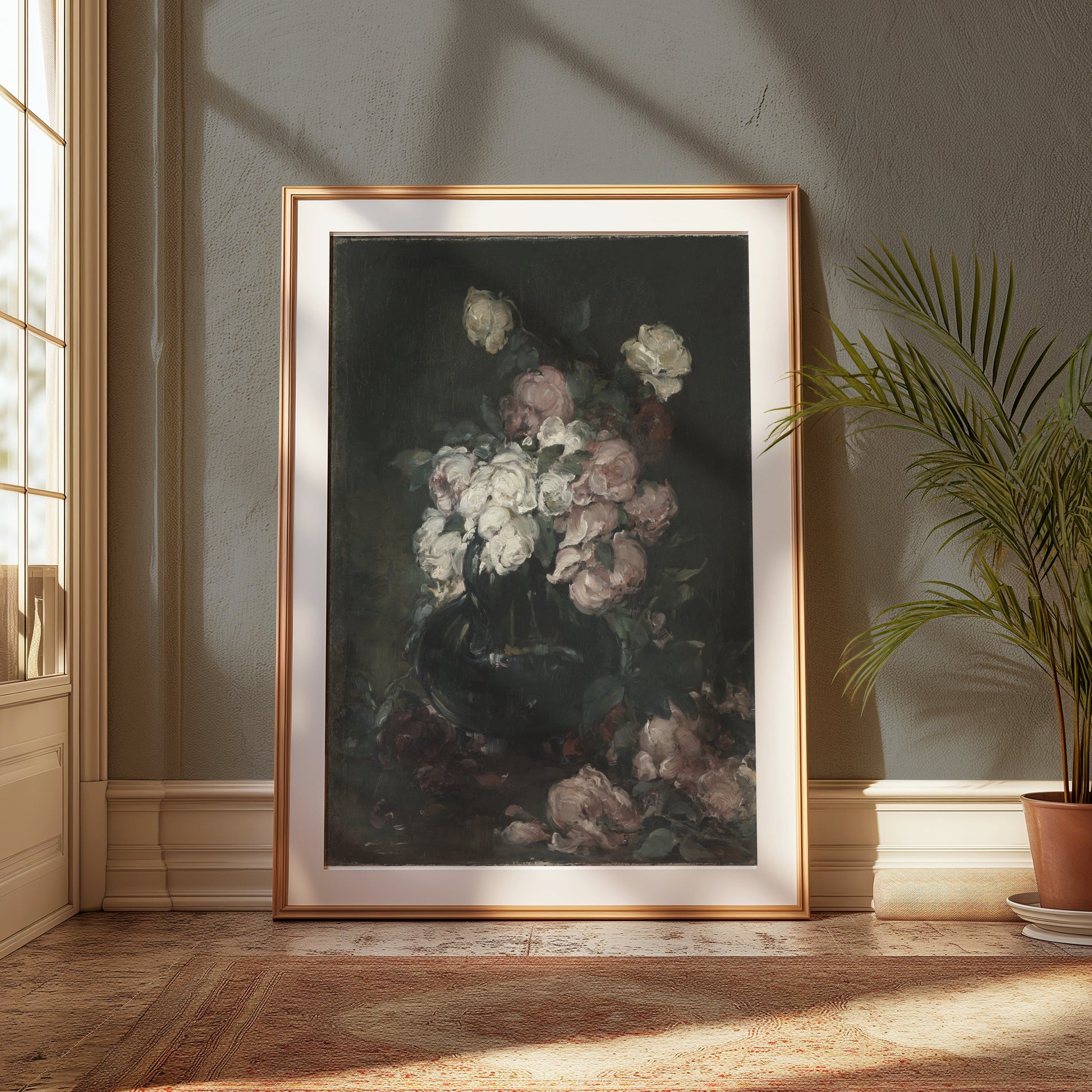 Premium Poster of Classic Floral Still Life Painting Art Print Posters