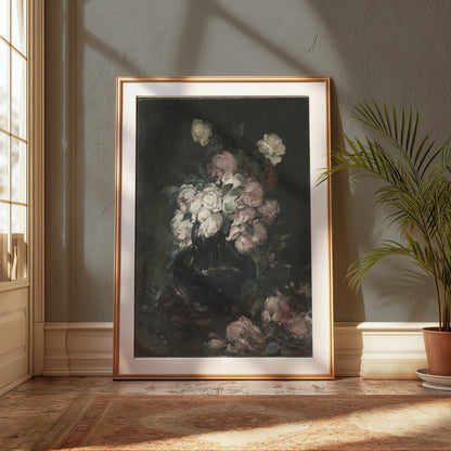 Premium Poster of Classic Floral Still Life Painting Art Print Posters