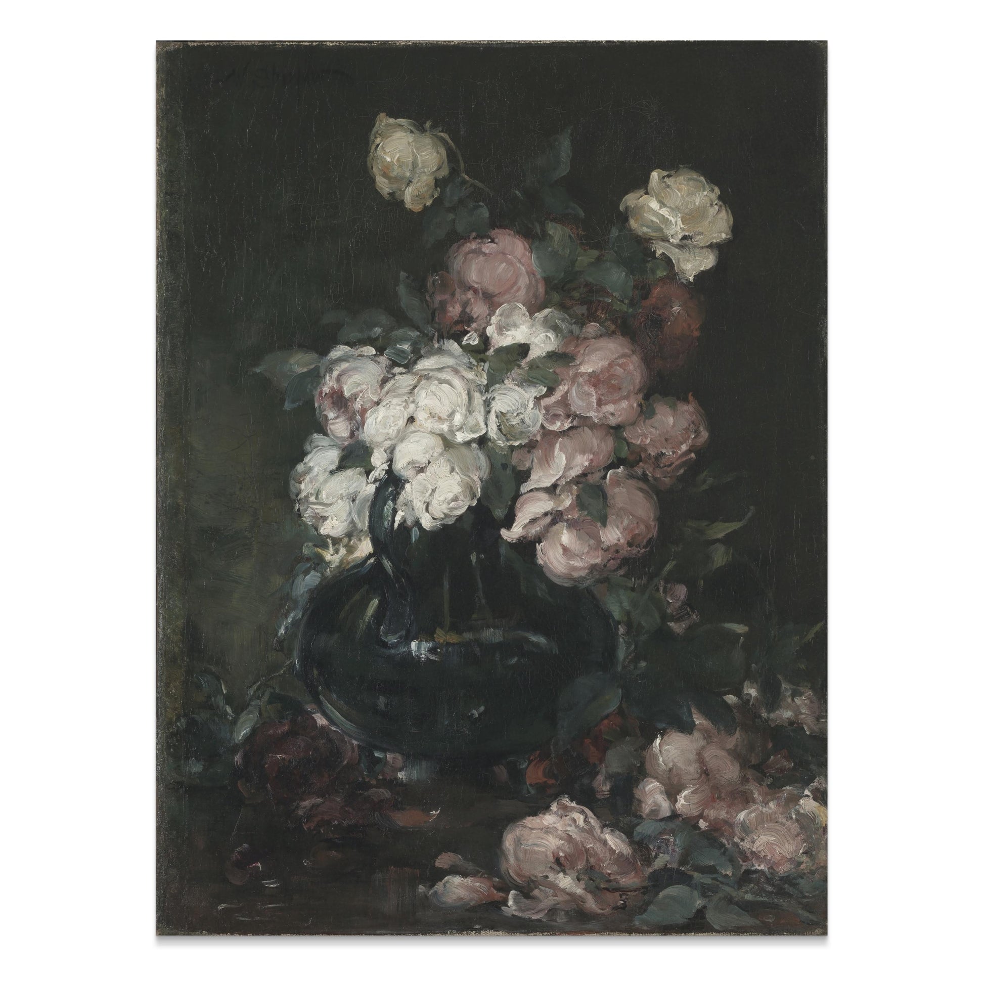 Premium Poster of Classic Floral Still Life Painting Art Print Posters