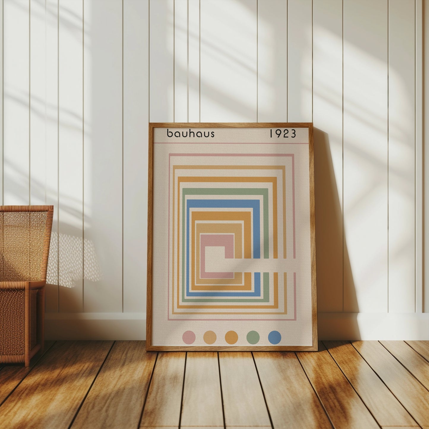 Premium Poster of Classic Geometric Bauhaus 1923 Colorful Art Posters