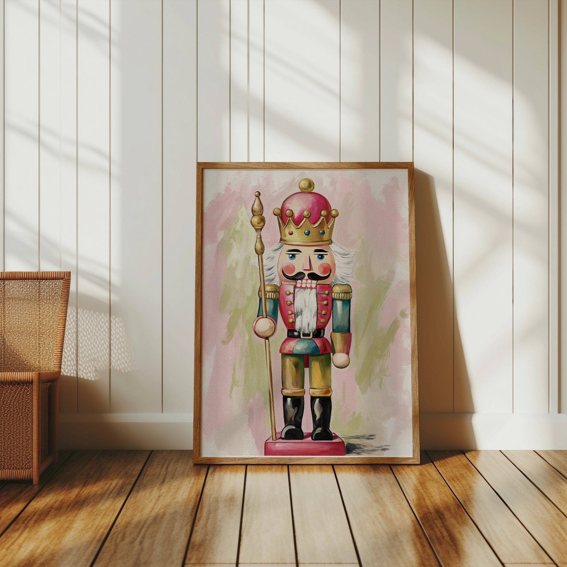Premium Poster of Classic Nutcracker King in Colorful Attire Posters