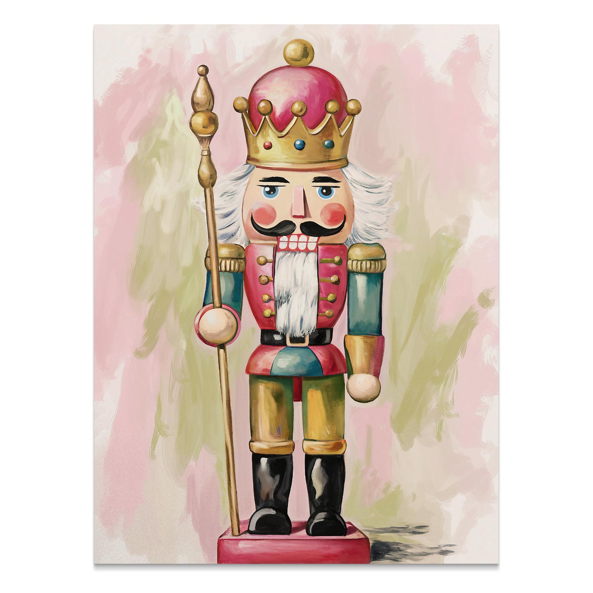 Premium Poster of Classic Nutcracker King in Colorful Attire Posters