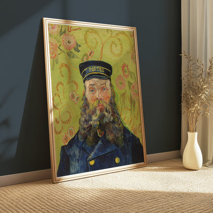 Premium Poster of Classic Van Gogh Portrait of a Bearded Man Posters
