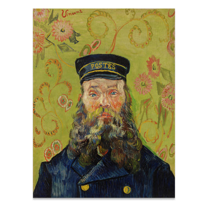 Premium Poster of Classic Van Gogh Portrait of a Bearded Man Posters