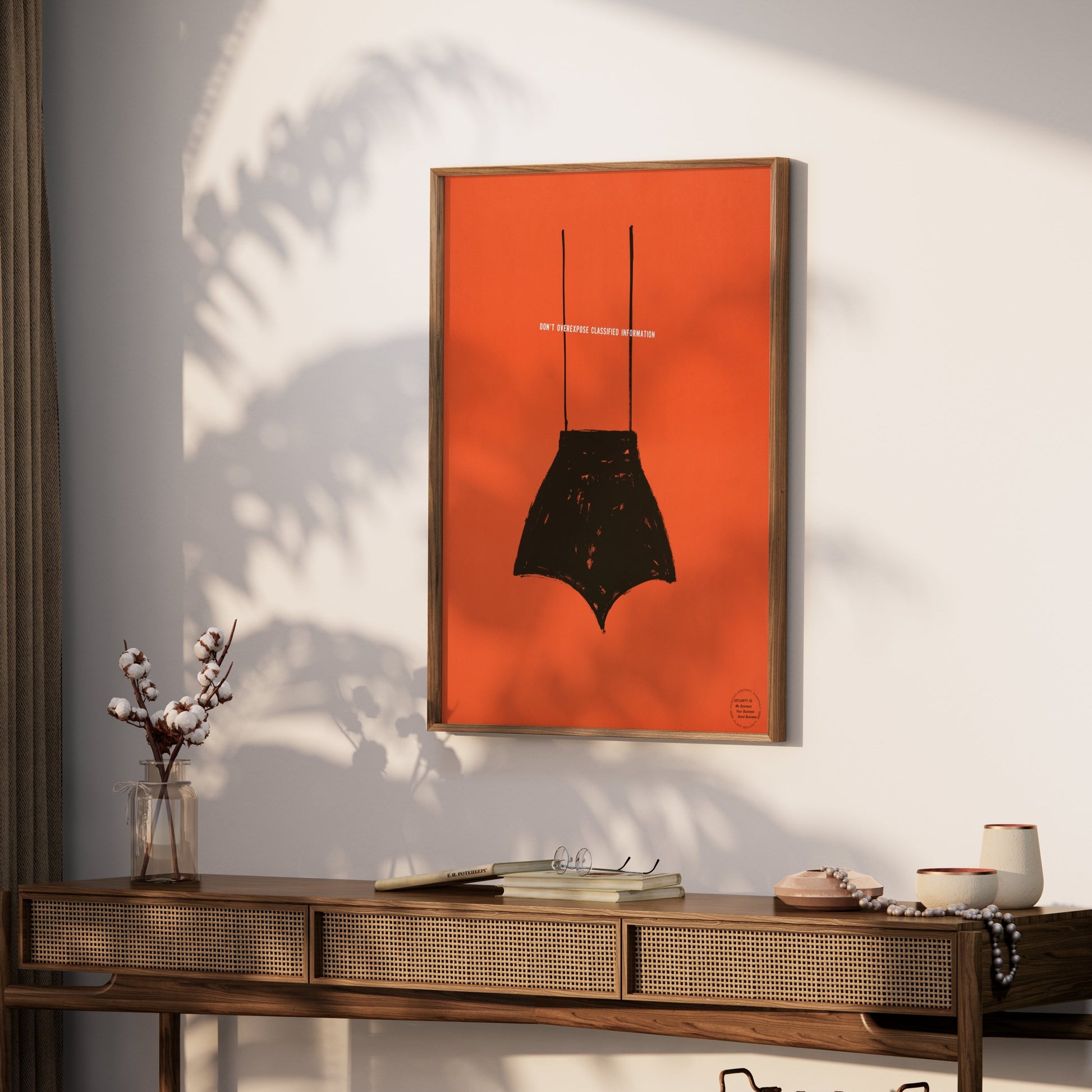 Premium Poster of Classified Information Illustration Posters