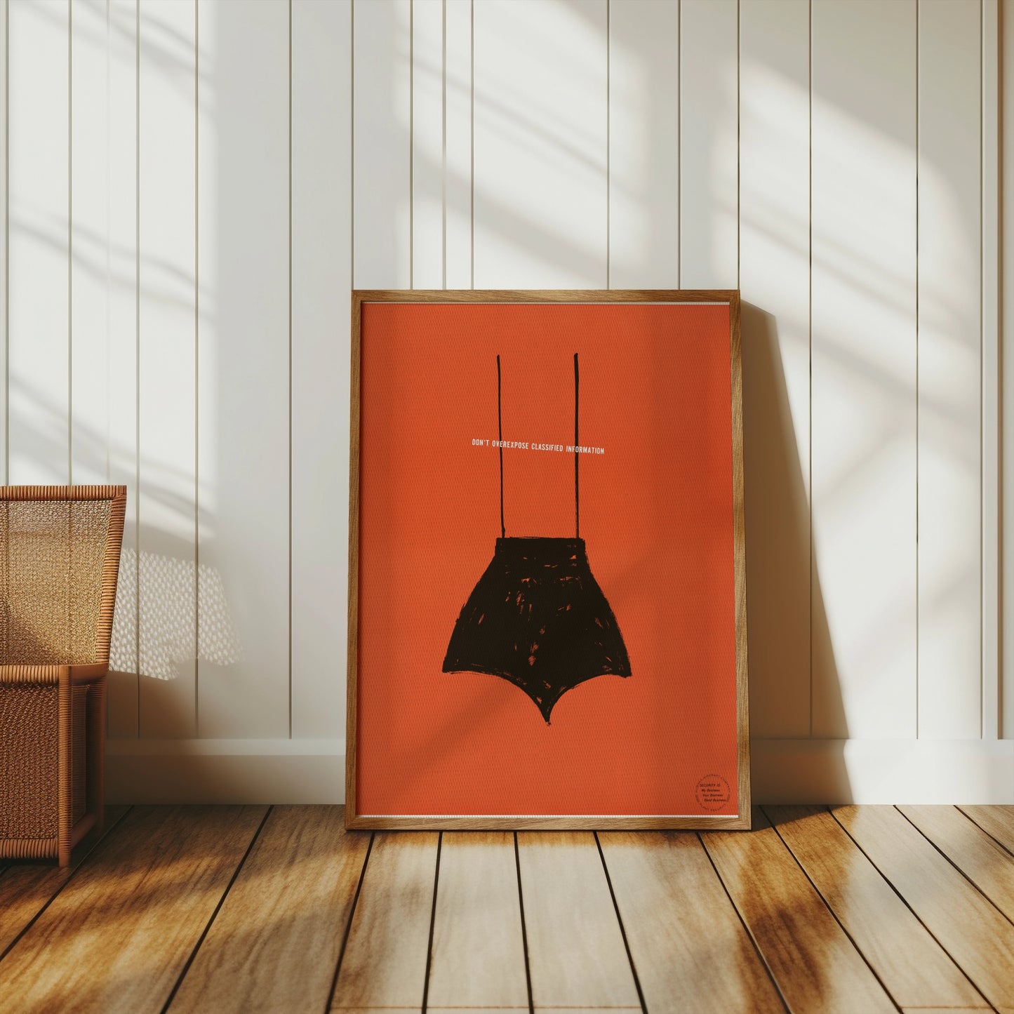 Premium Poster of Classified Information Illustration Posters