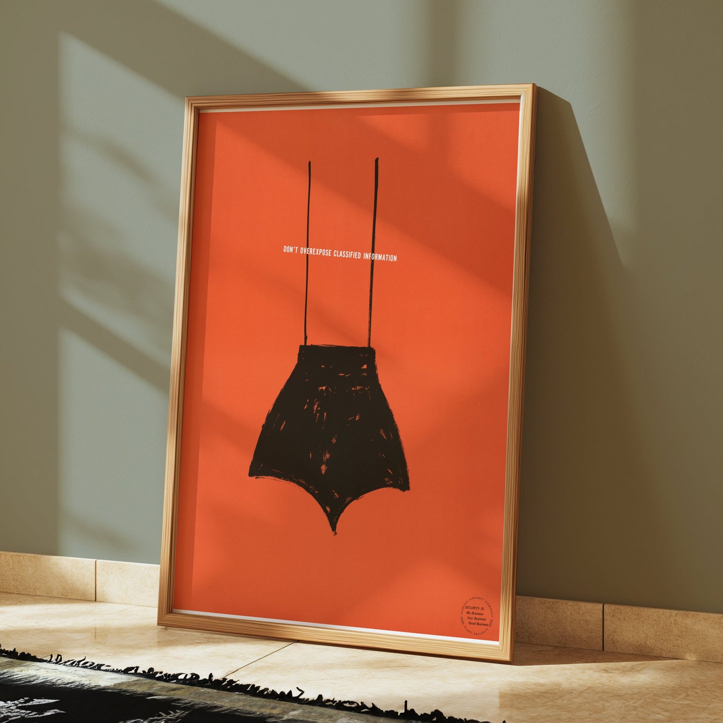 Premium Poster of Classified Information Illustration Posters