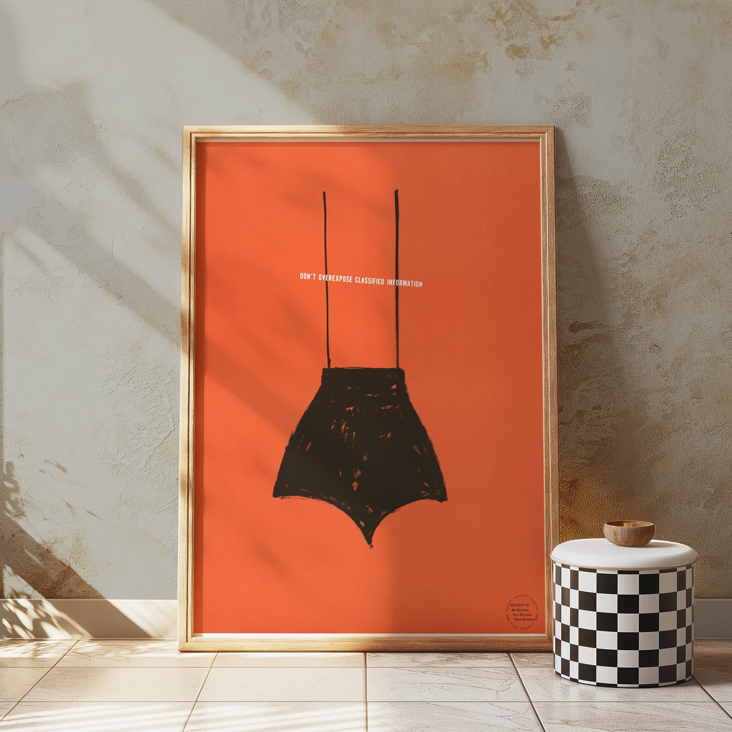 Premium Poster of Classified Information Illustration Posters