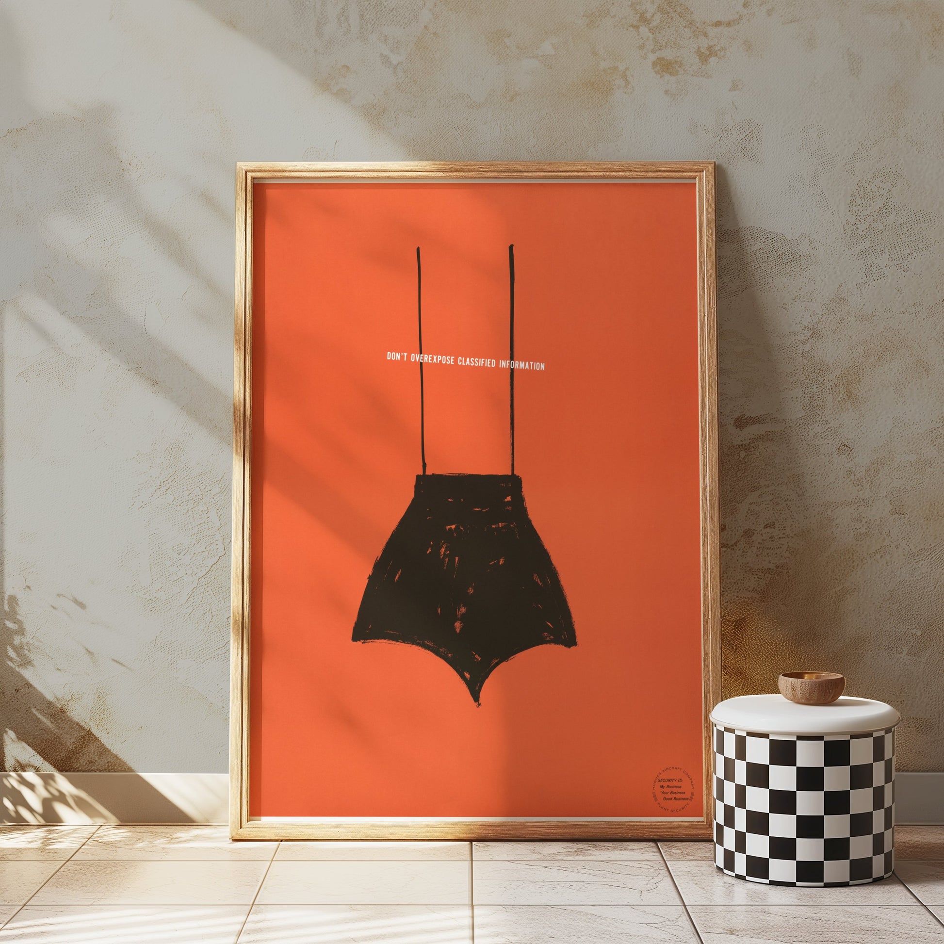 Premium Poster of Classified Information Illustration Posters