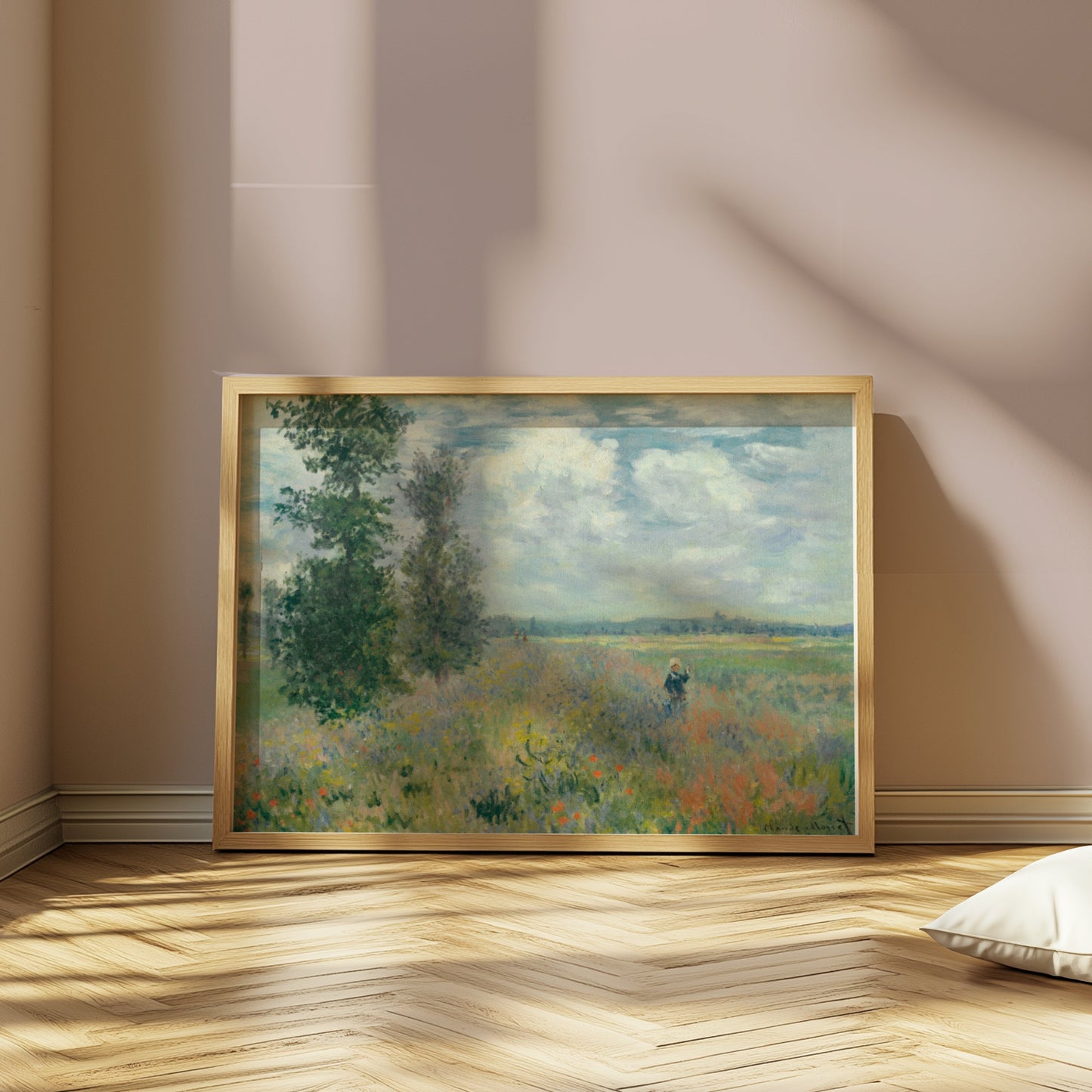 Premium Poster of Claude Monet Wild Poppies Landscape Art Print Posters