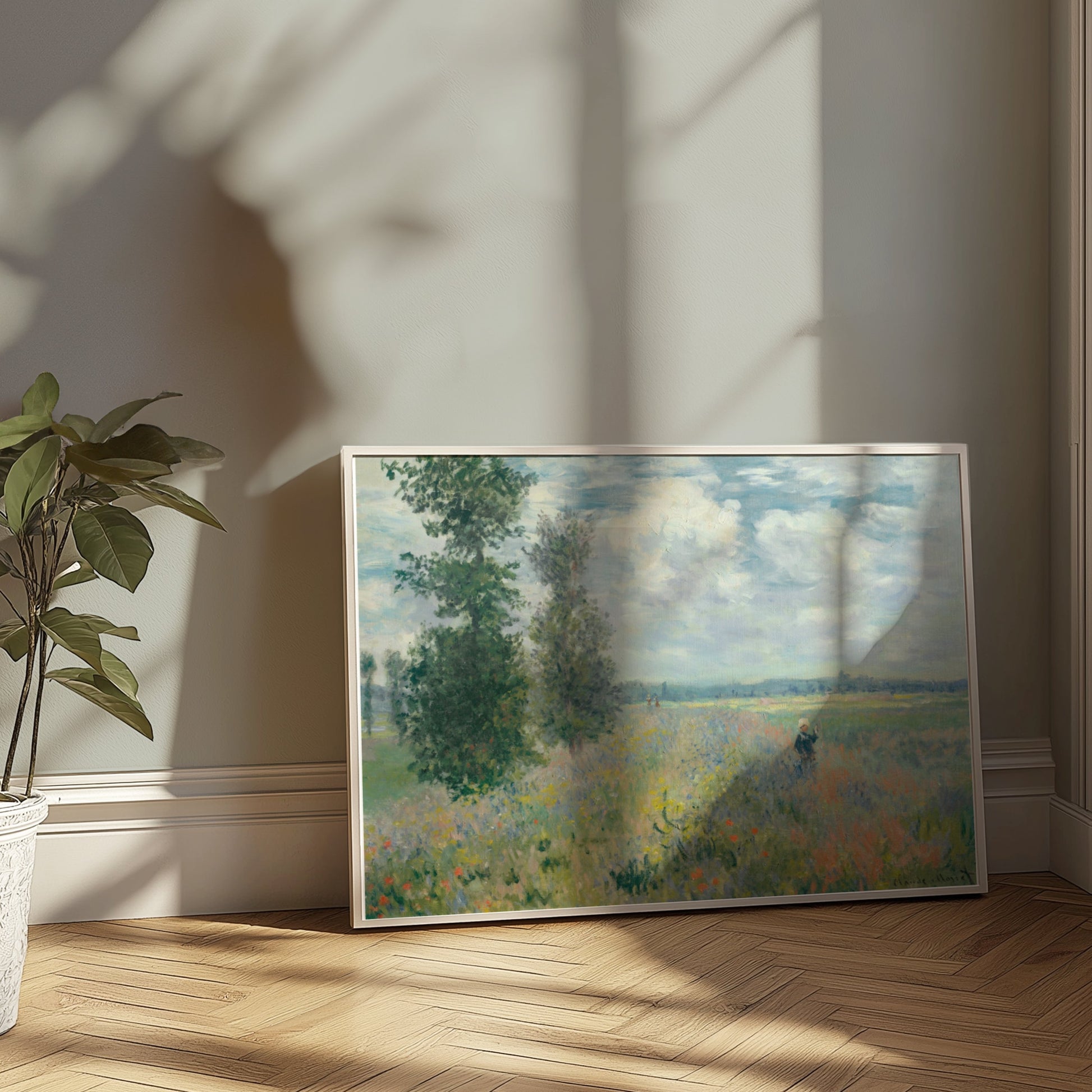 Premium Poster of Claude Monet Wild Poppies Landscape Art Print Posters