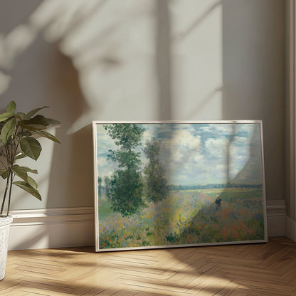 Premium Poster of Claude Monet Wild Poppies Landscape Art Print Posters