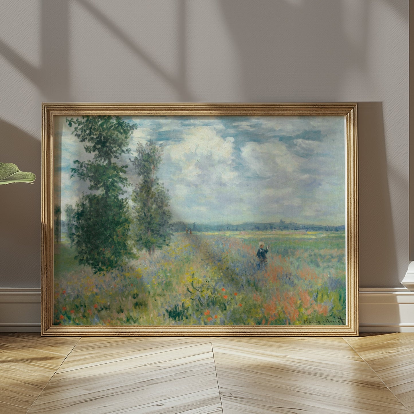 Premium Poster of Claude Monet Wild Poppies Landscape Art Print Posters